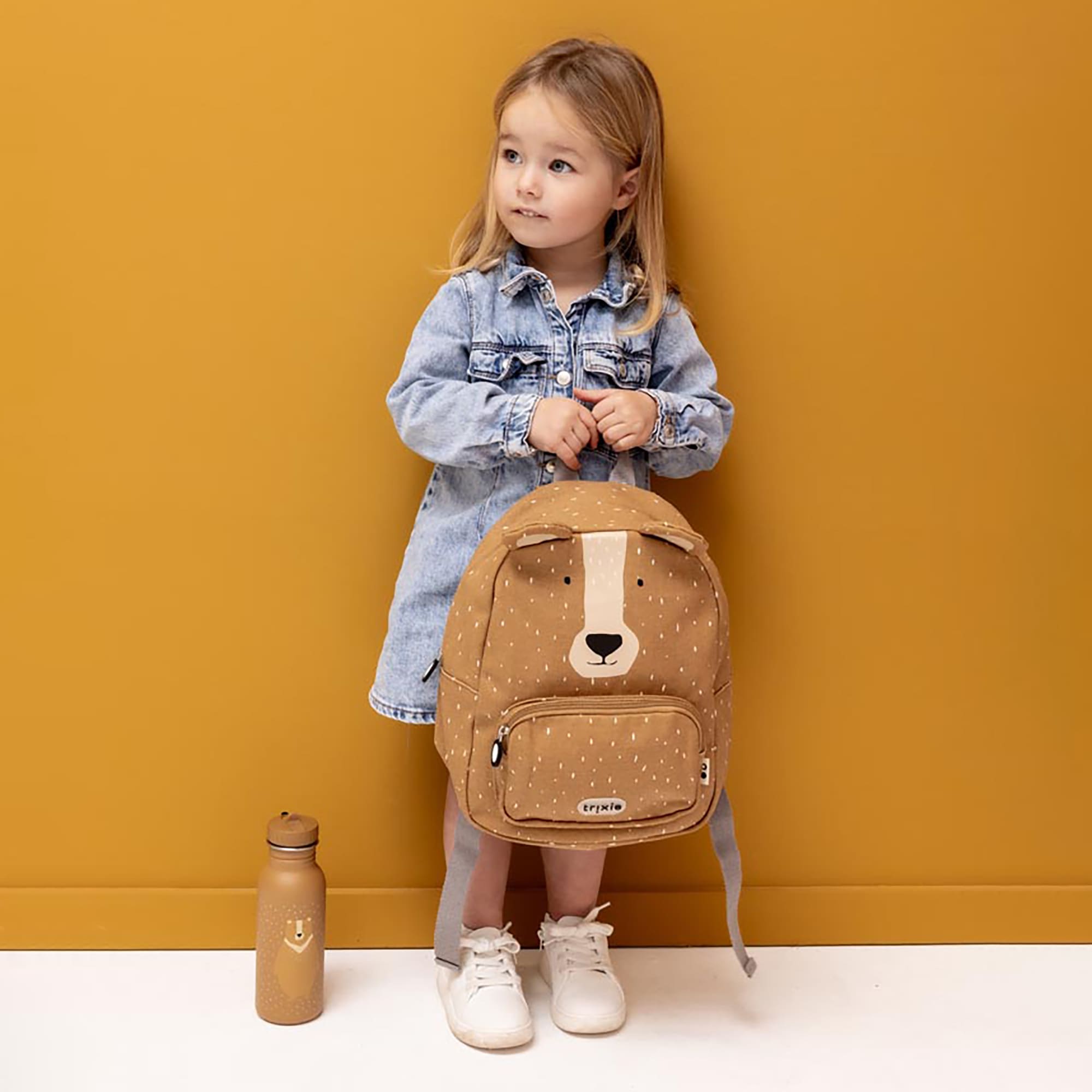 Kinderrucksäcke, trixie, Braun – Besonderheit: verstellbare Schultergurte mit einem Brustgurt 