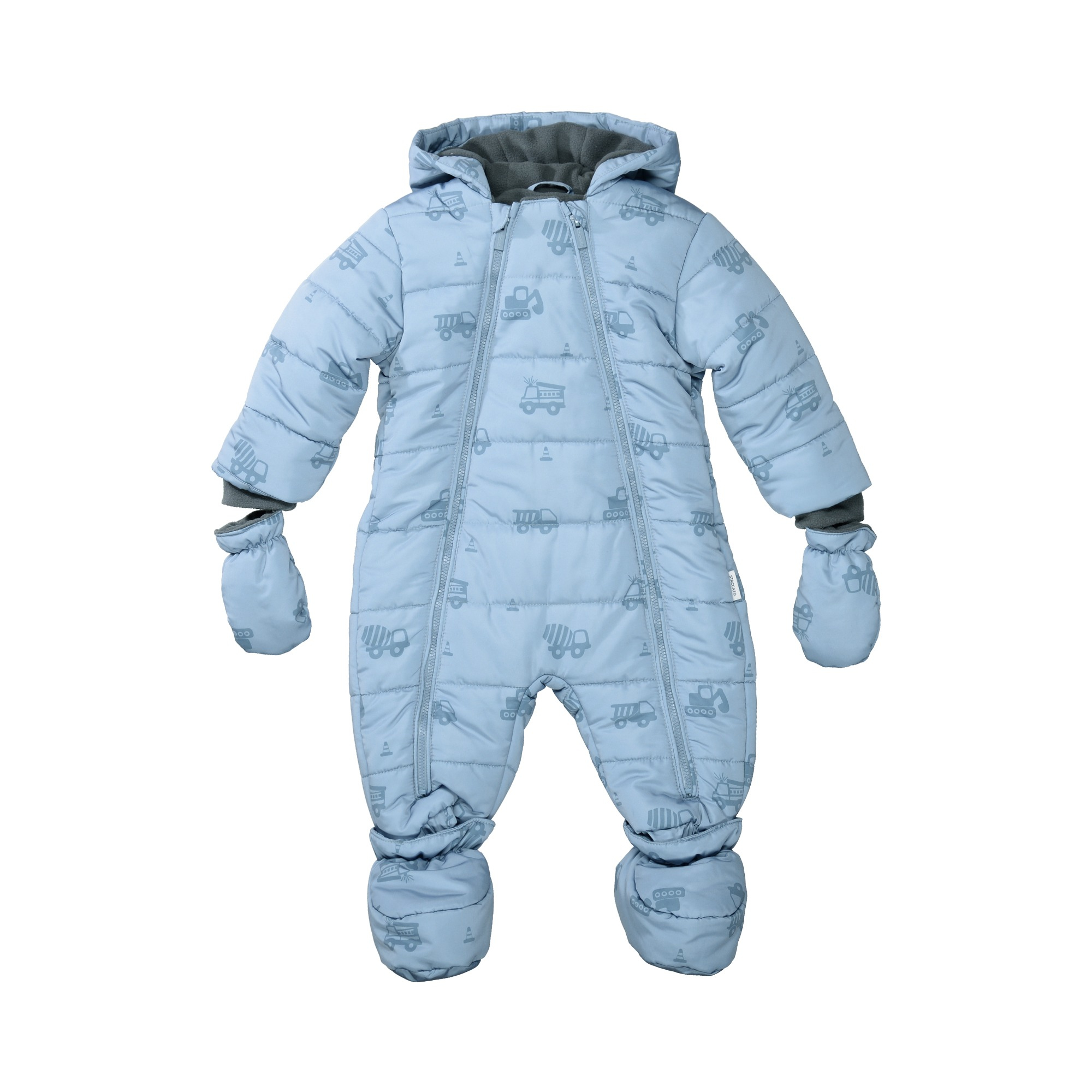 Schneeanzüge, STACCATO, Blau – Besonderheit: Reißverschluss mit Kinnschutz
