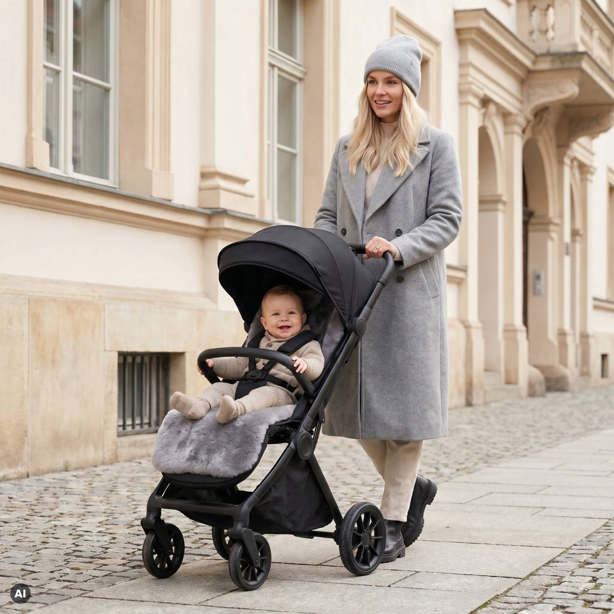 Kinderwagen Zubehör, LITTLE ONE, Grau – Produktansicht