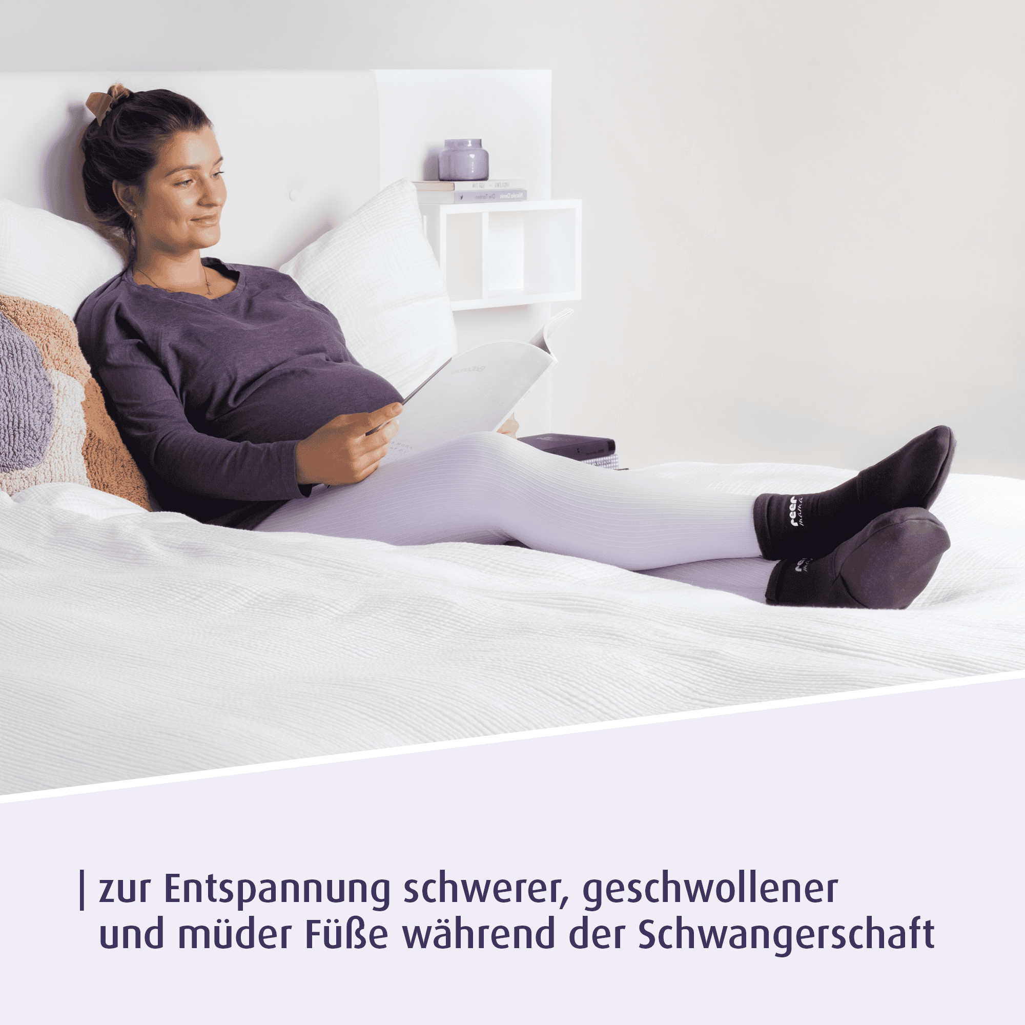 Wellness-Kühlsocken reer mama Schwarz 2000584790203 2