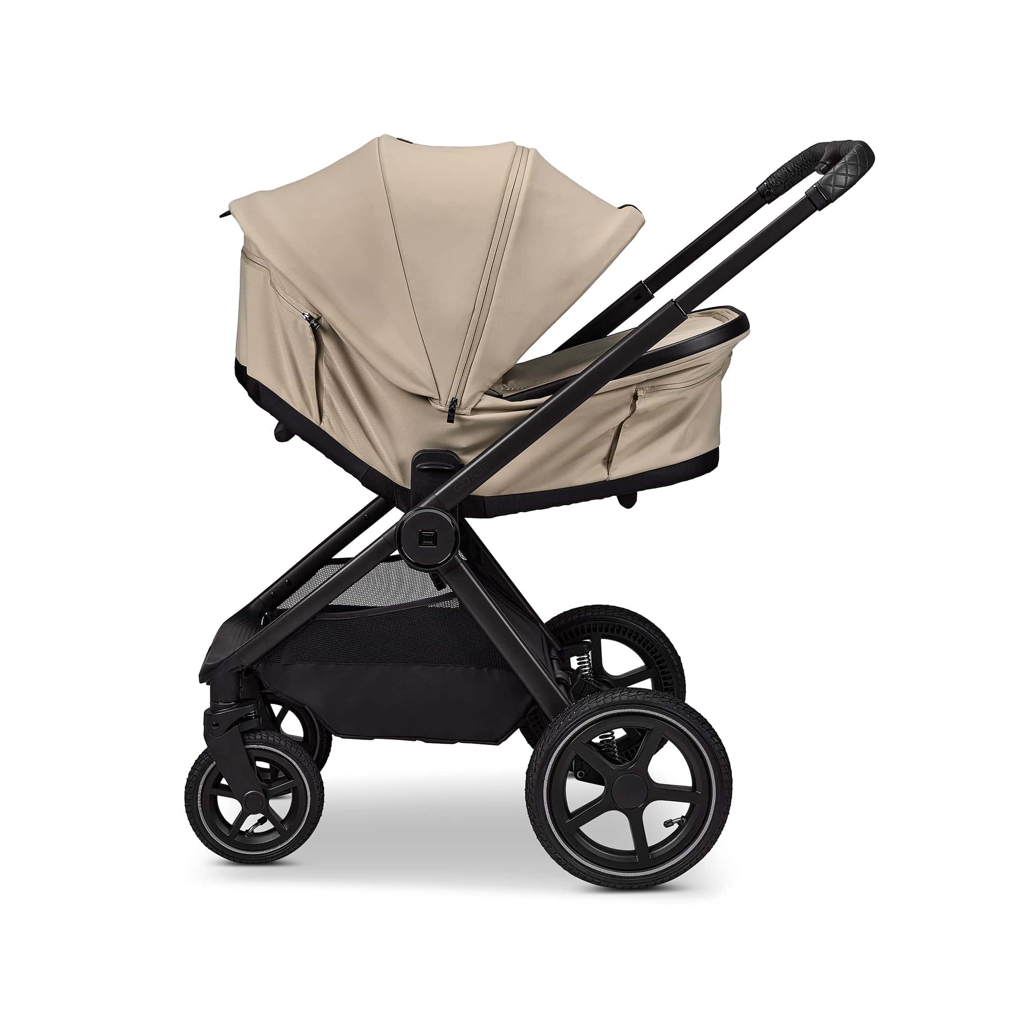Kombi-Kinderwagen, MOON, Beige – Produktansicht