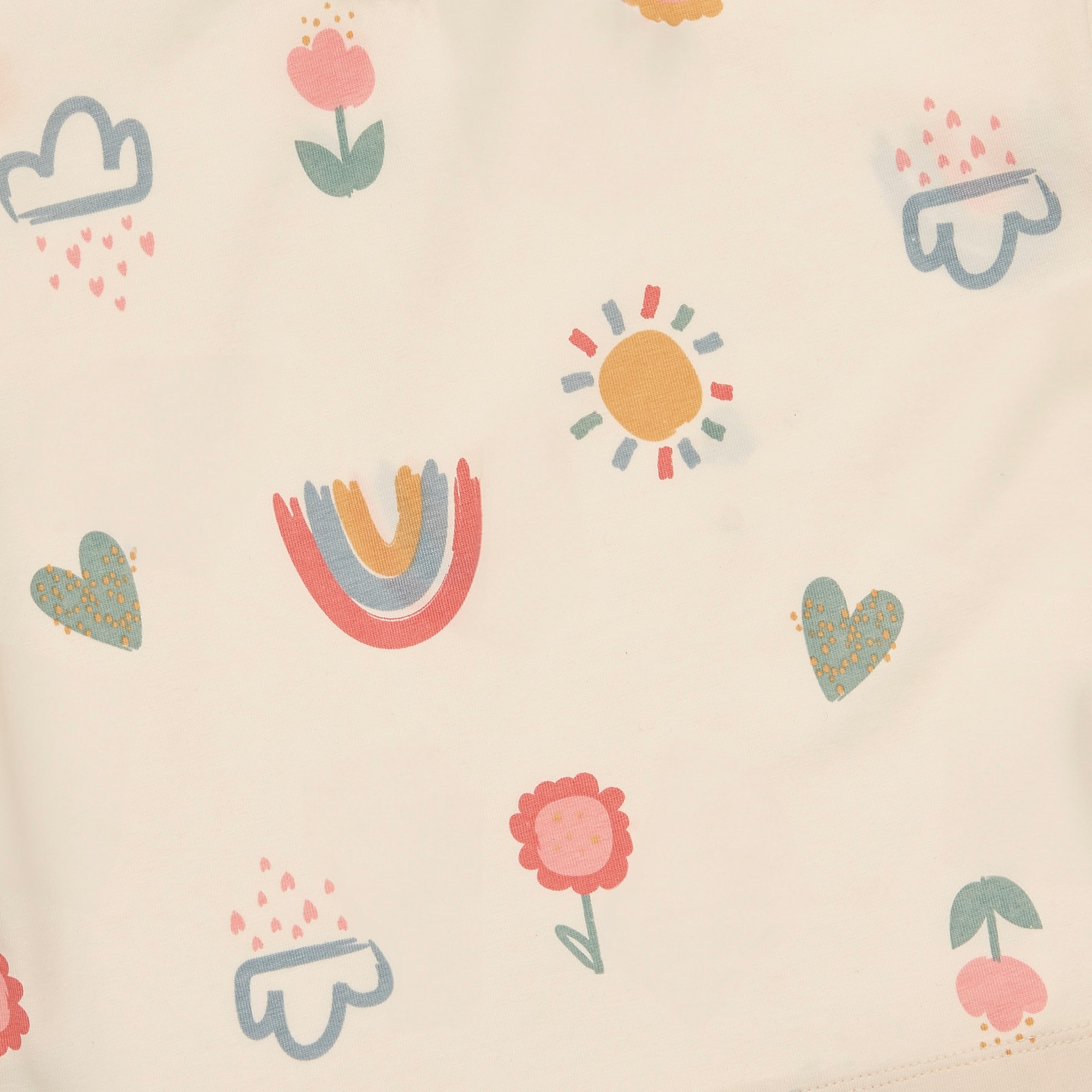 Kurzarmshirts, LITTLE ONE, Weiß – Produktansicht