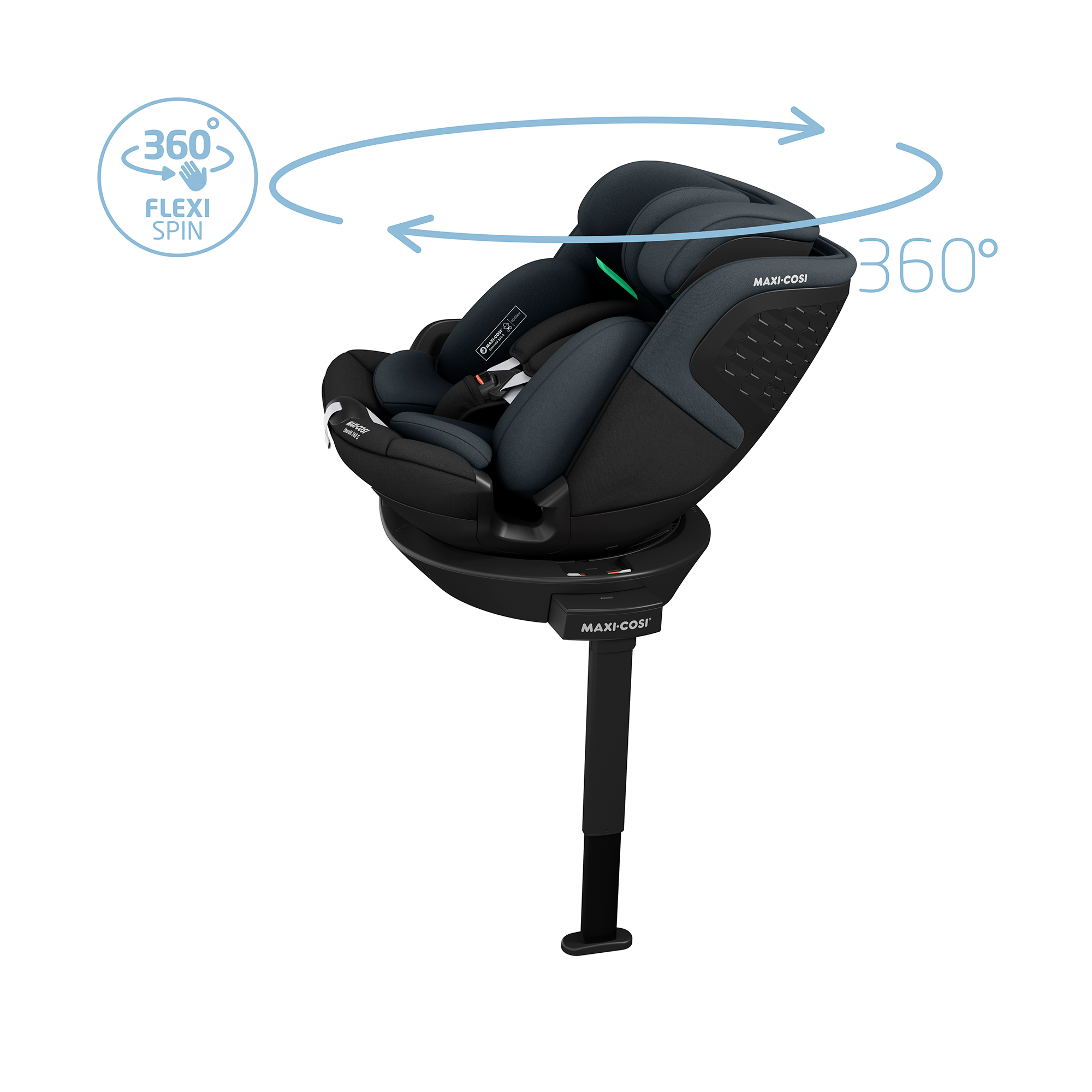 Kindersitze 9-36 kg, Gruppe 1/2/3, MAXI-COSI, Schwarz – Produktansicht