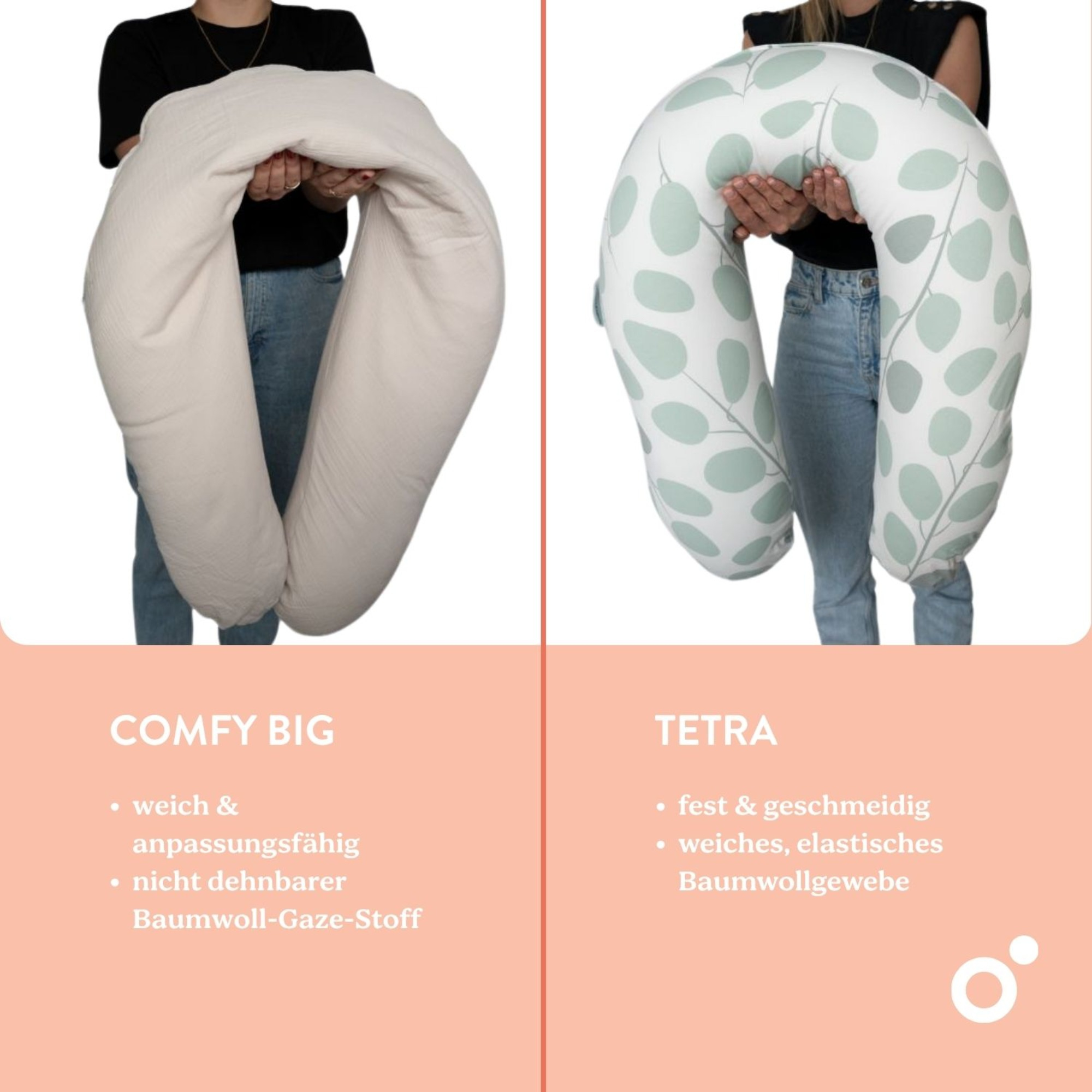Stillkissen, doomoo, Beige – Produktansicht