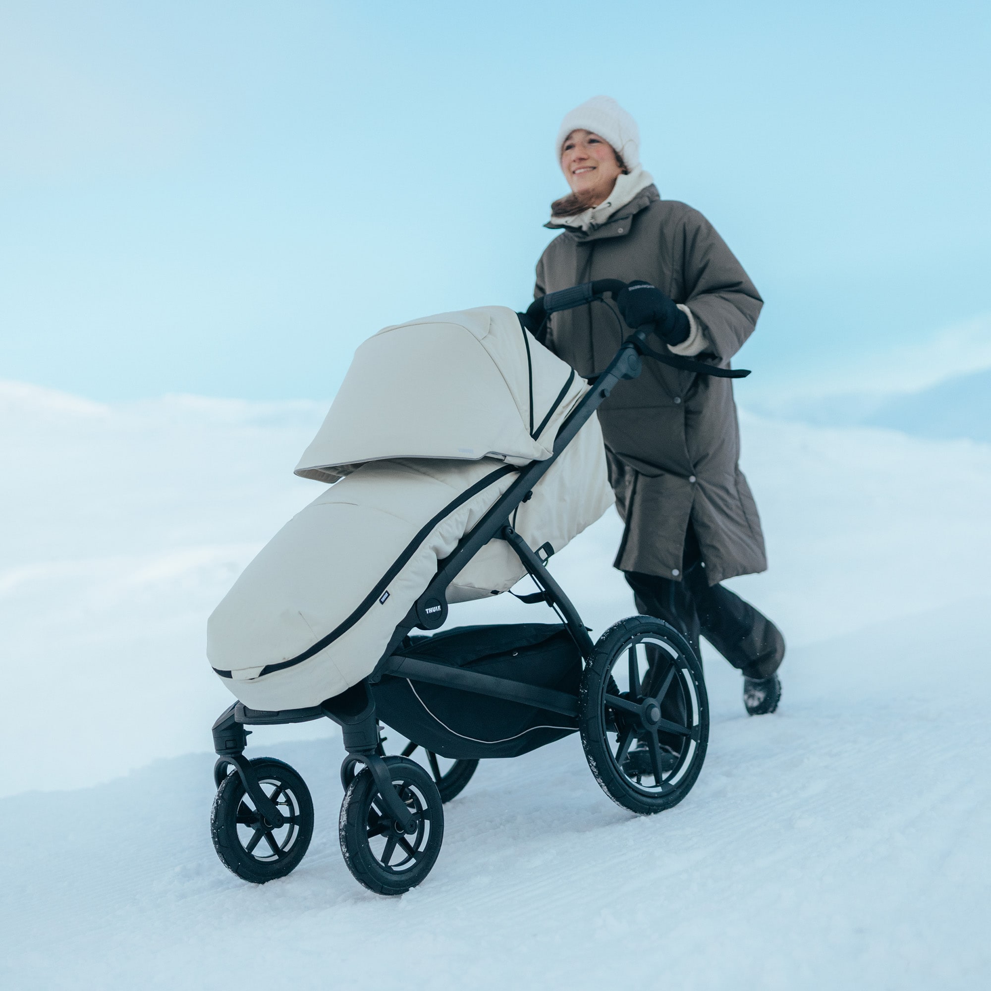 Fußsäcke & Decken, THULE, Beige – Besonderheit: warmer, gemütlicher Fußsack