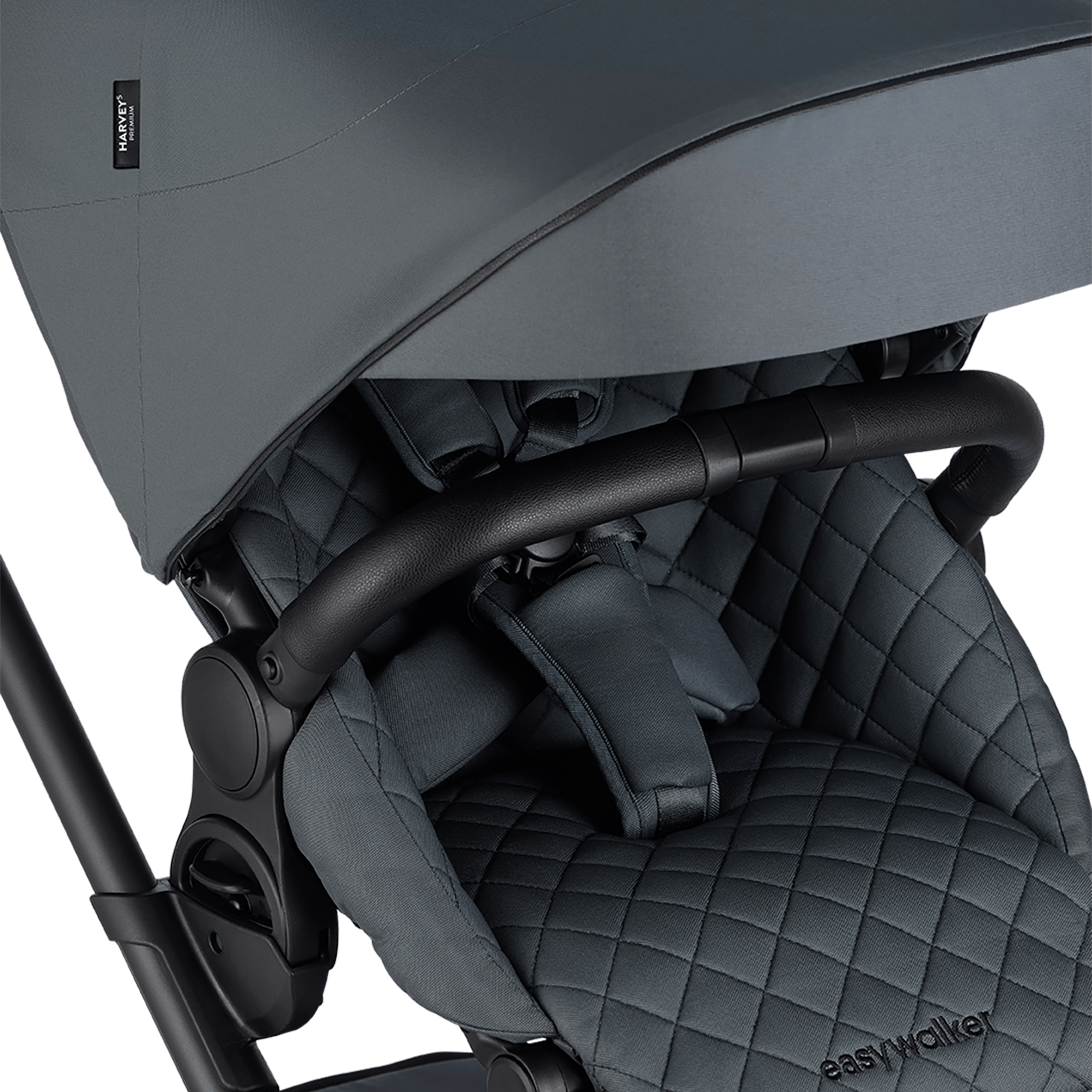 Kombi-Kinderwagen, easywalker, Grau – Produktansicht