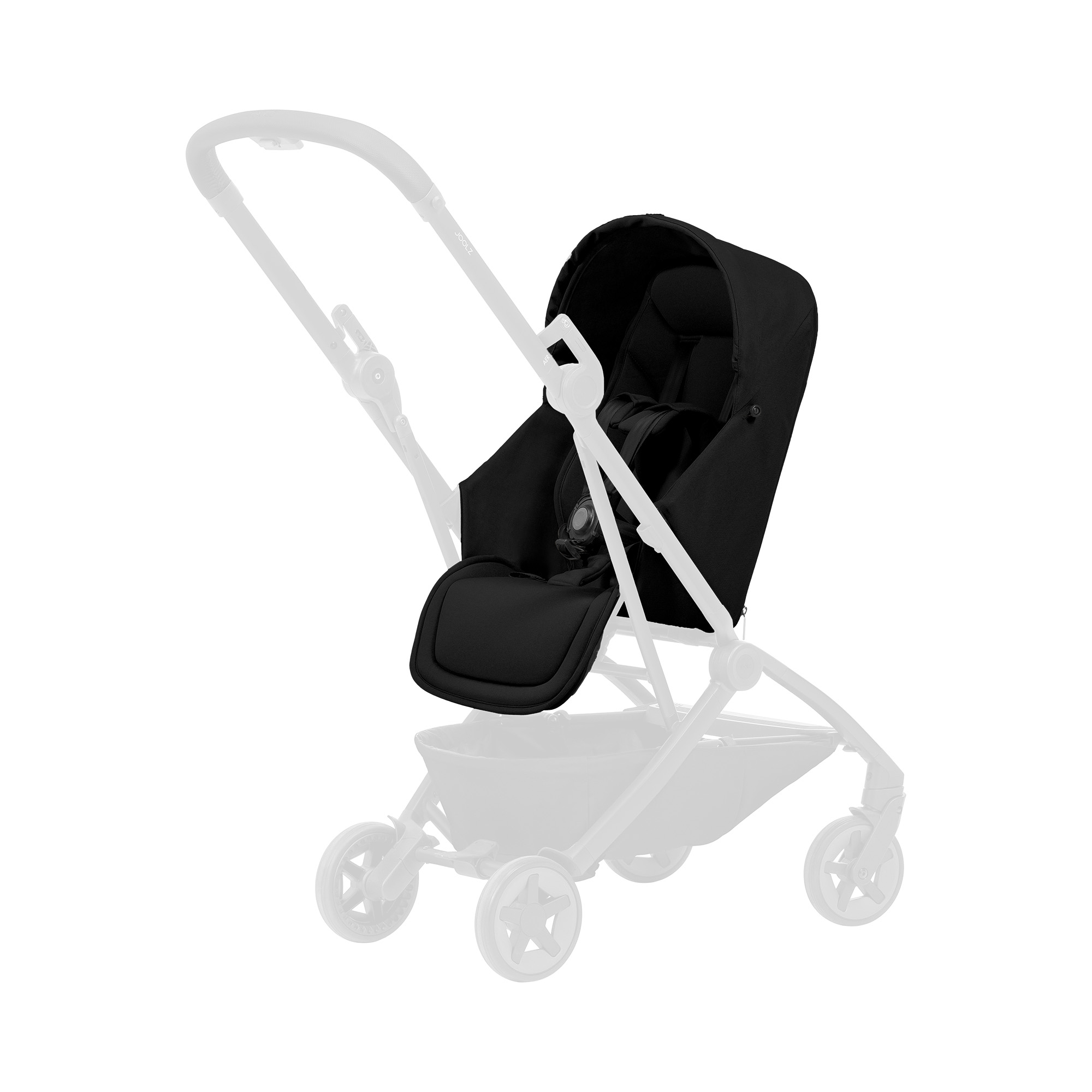 Kinderwagen Zubehör, JOOLZ, Schwarz – Besonderheit: weiches Neugeborenen-Nest, das ganz einfach auch zu einem Sitz umfunktioniert werden kann