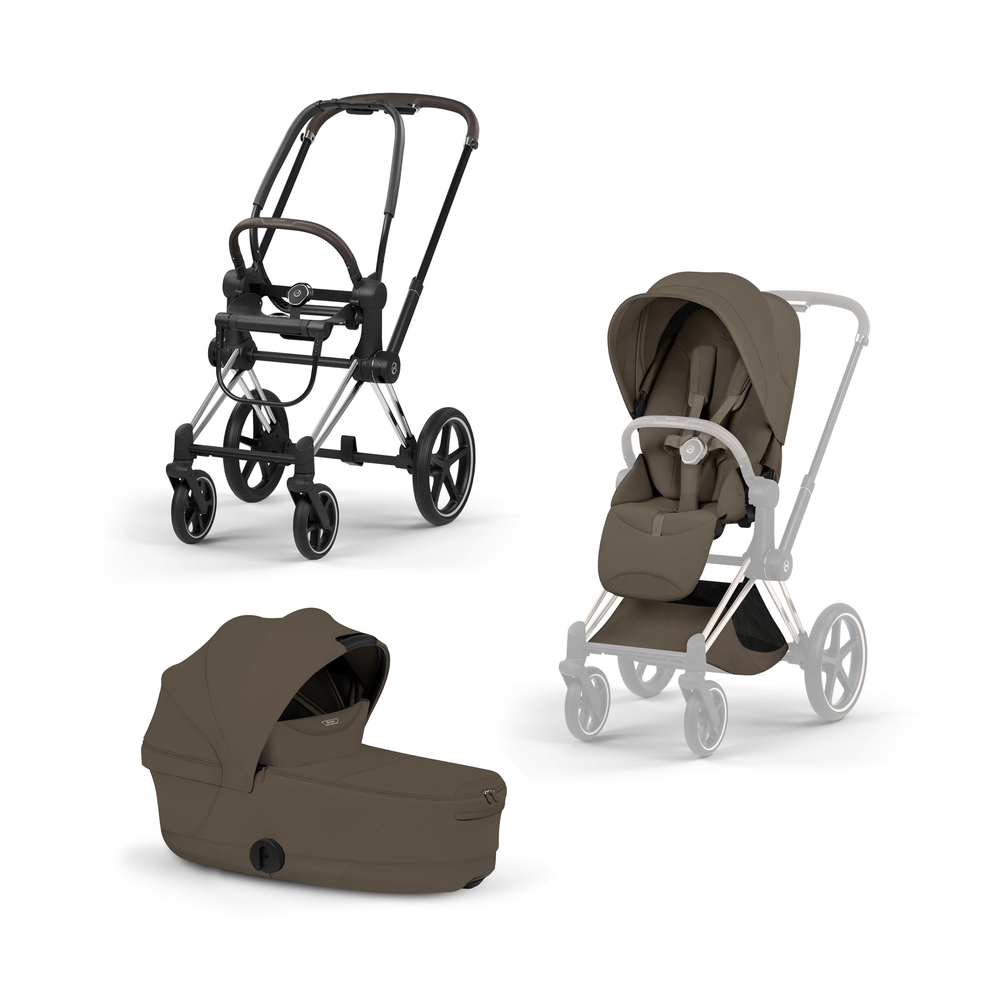 Kinderwagen Komplettsets, cybex PLATINUM, Braun – Produktansicht