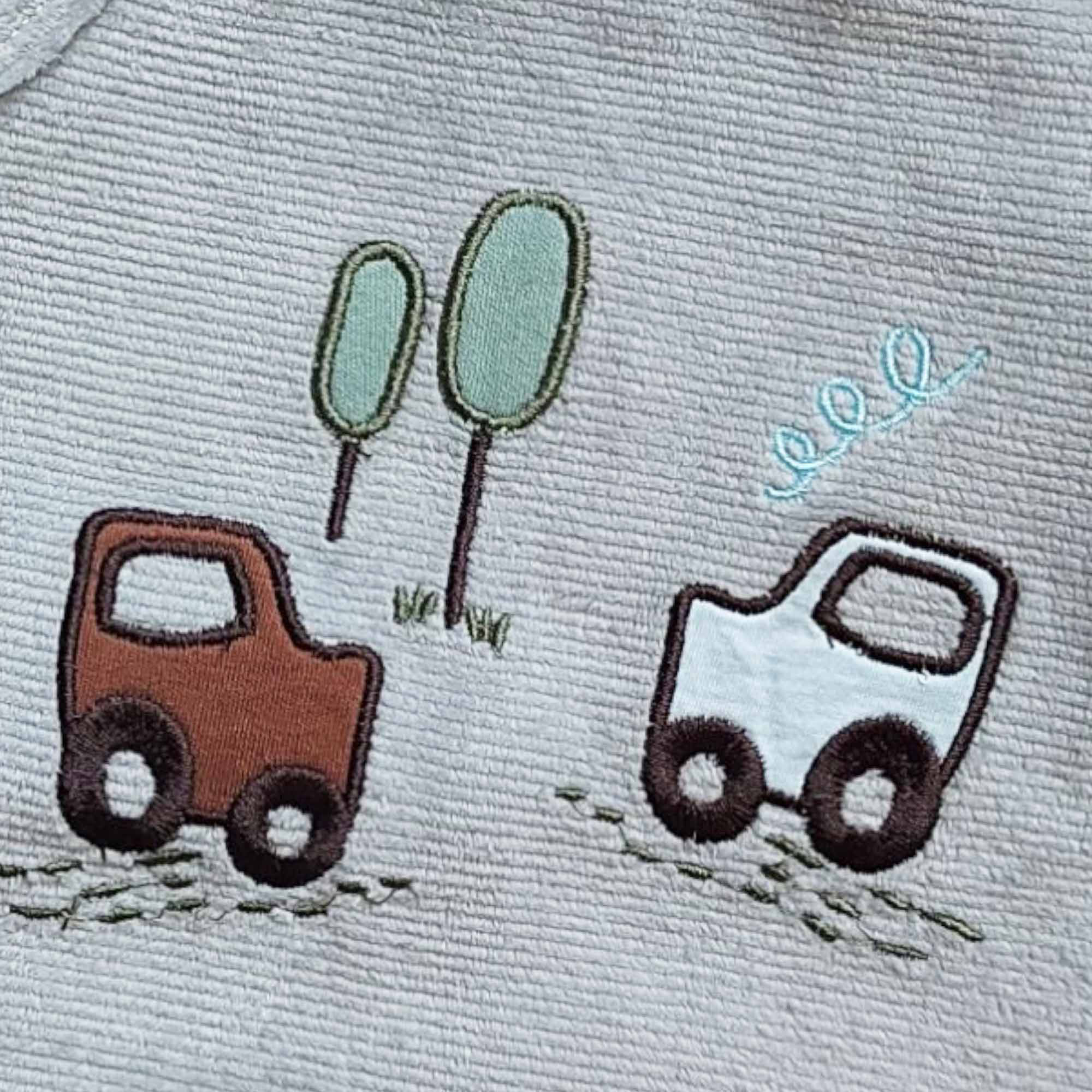 SALE Strampler, LITTLE ONE, Blau – Besonderheit: Set bestehend aus Strampler und Langarmshirt
