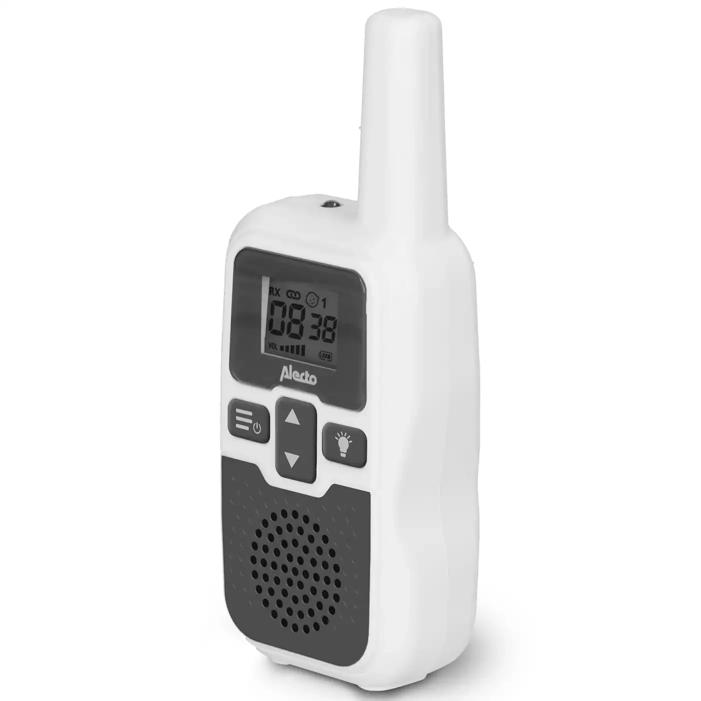 Audio Babyphone, Alecto baby, Weiß – Produktansicht