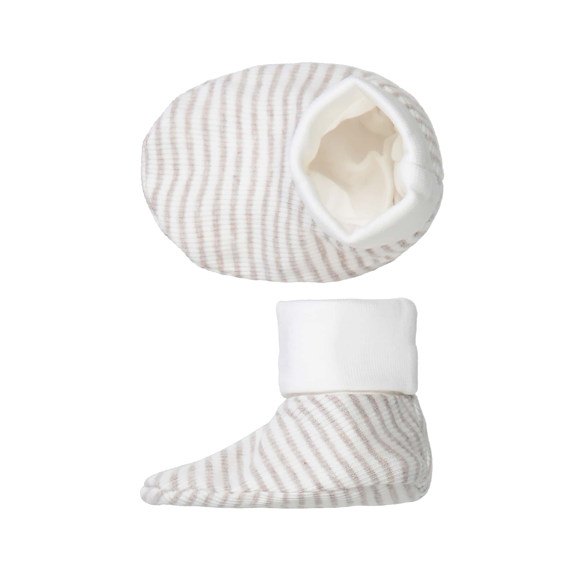 Newborn-Schuhe, STACCATO, Weiß – Besonderheit: aus 97% Bio-Baumwolle