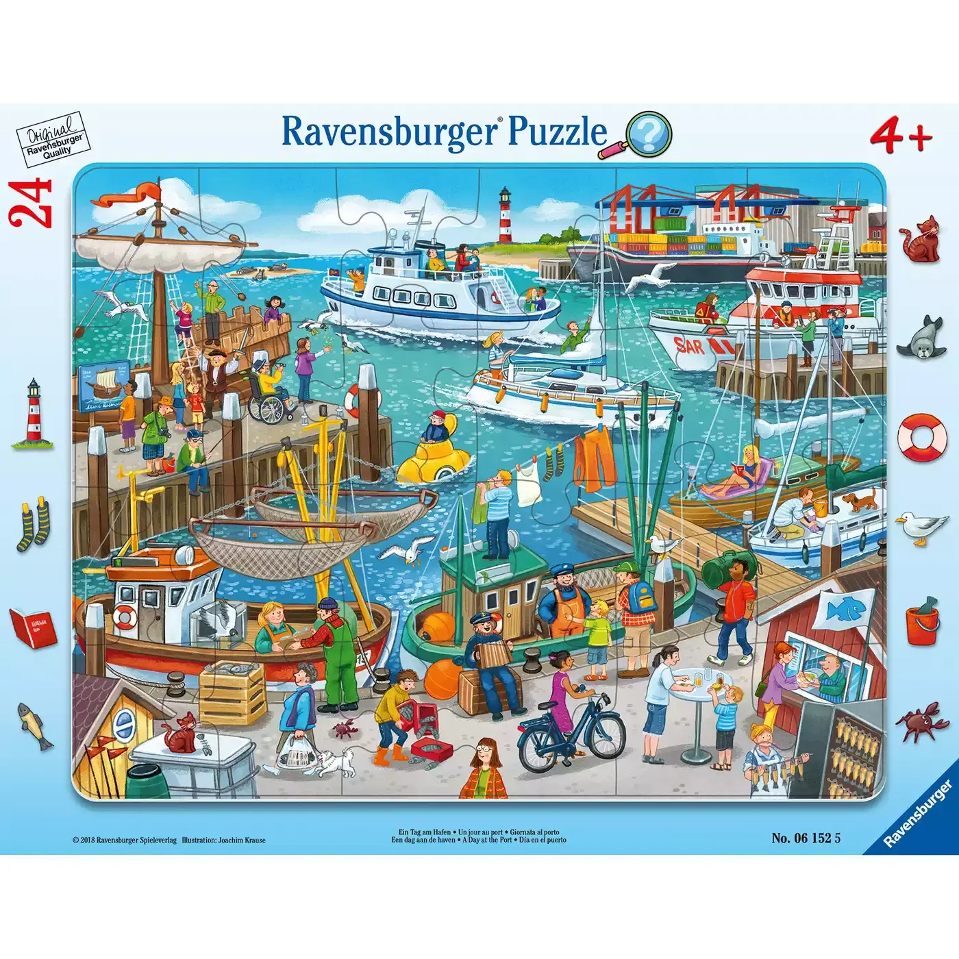 Kinderpuzzle Ein Tag am Hafen Ravensburger 2000578035907 3