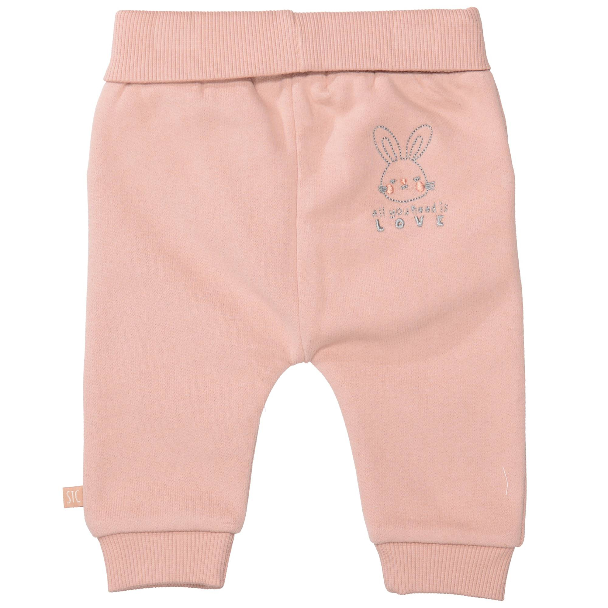Jogginghosen, STACCATO, Pink – Besonderheit: aus 100% Baumwolle