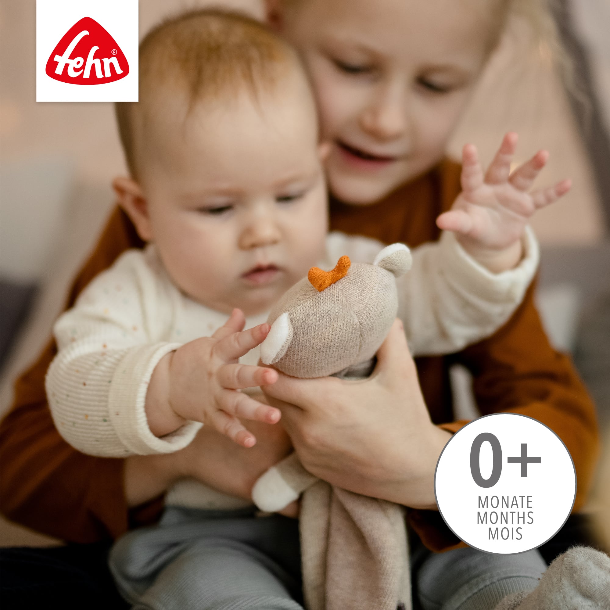 Schmusetücher, fehn, Braun – Produktansicht