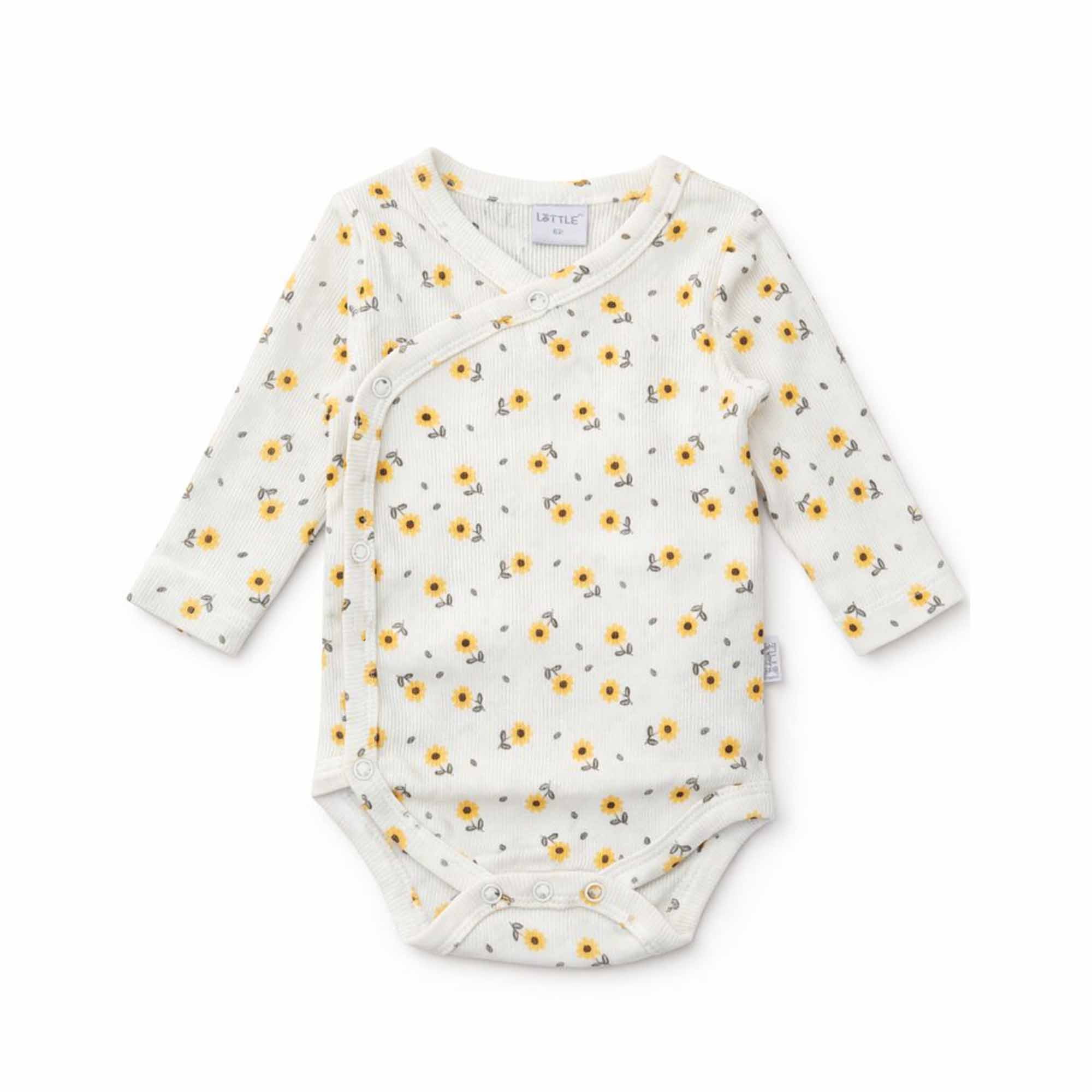 Wickelbodys, LITTLE, Weiß – Besonderheit: aus 95% Baumwolle