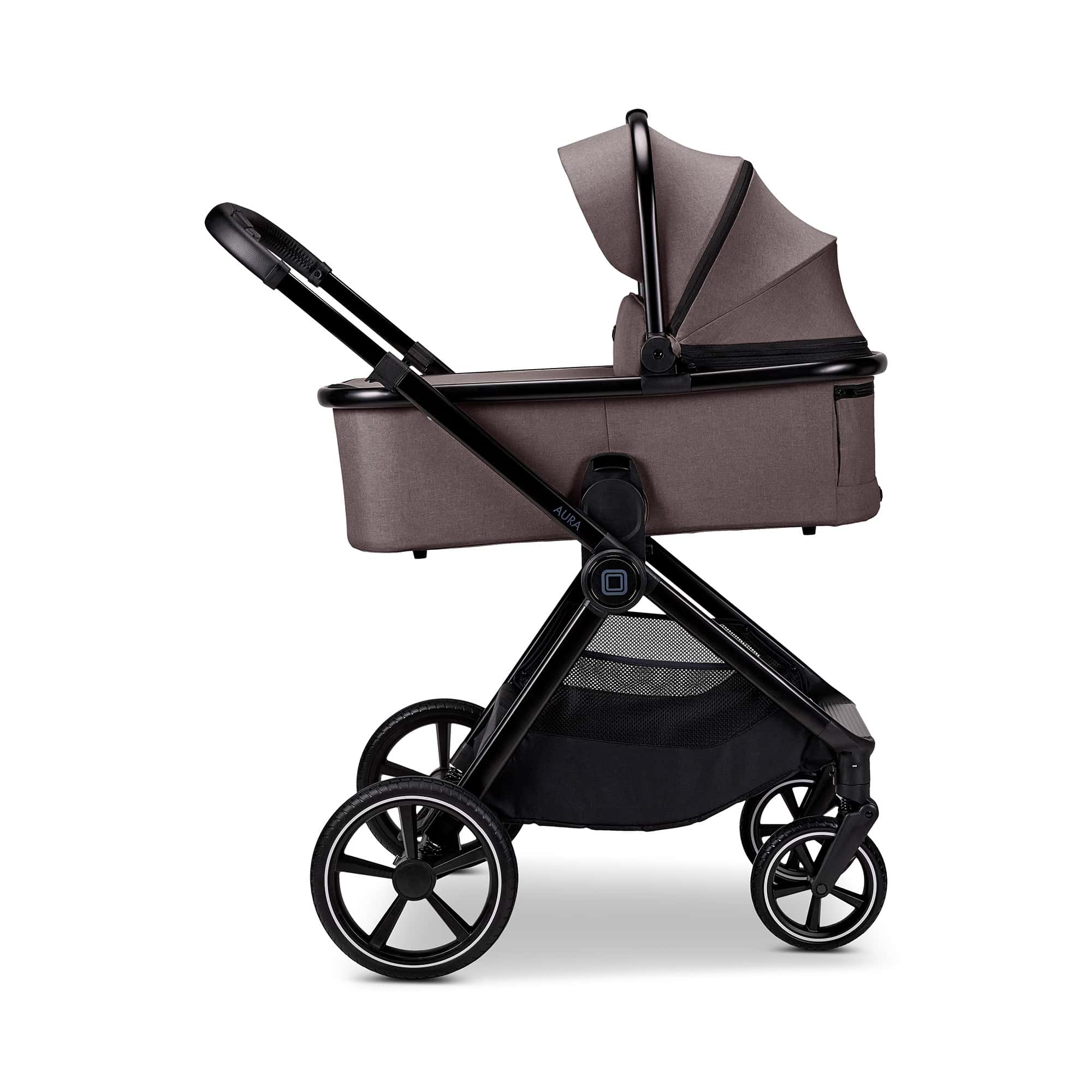 Kombi-Kinderwagen, MOON, Braun – Produktansicht