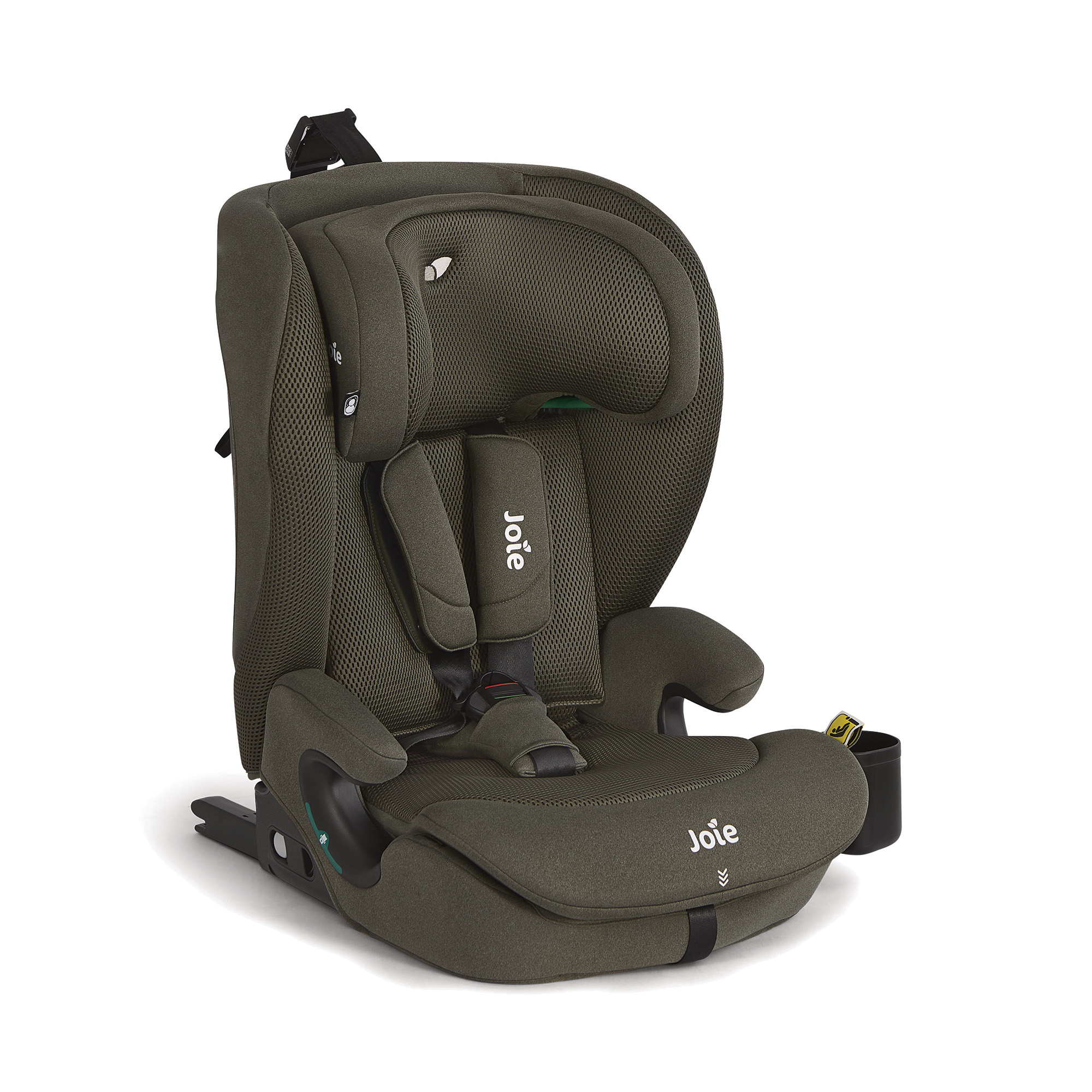 Top Tether Kindersitze, Joie, Grün – Besonderheit: zugelassen nach der neuesten Sicherheitsprüfnorm ECE R129 und i-Size zertifiziert
