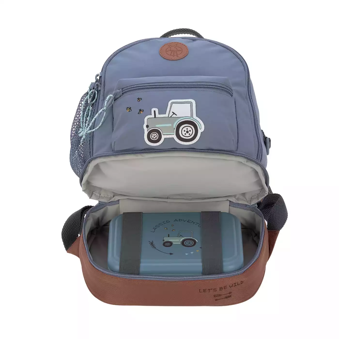 Kinderrucksäcke, LÄSSIG, Blau – Produktansicht