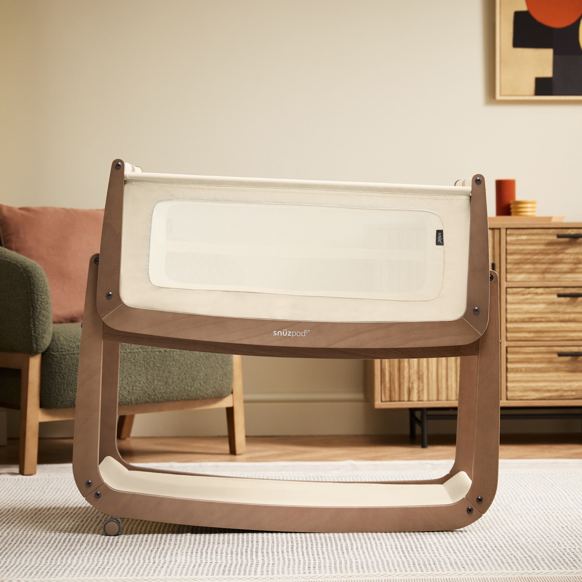 Beistellbetten, Snüz, Braun – Produktansicht