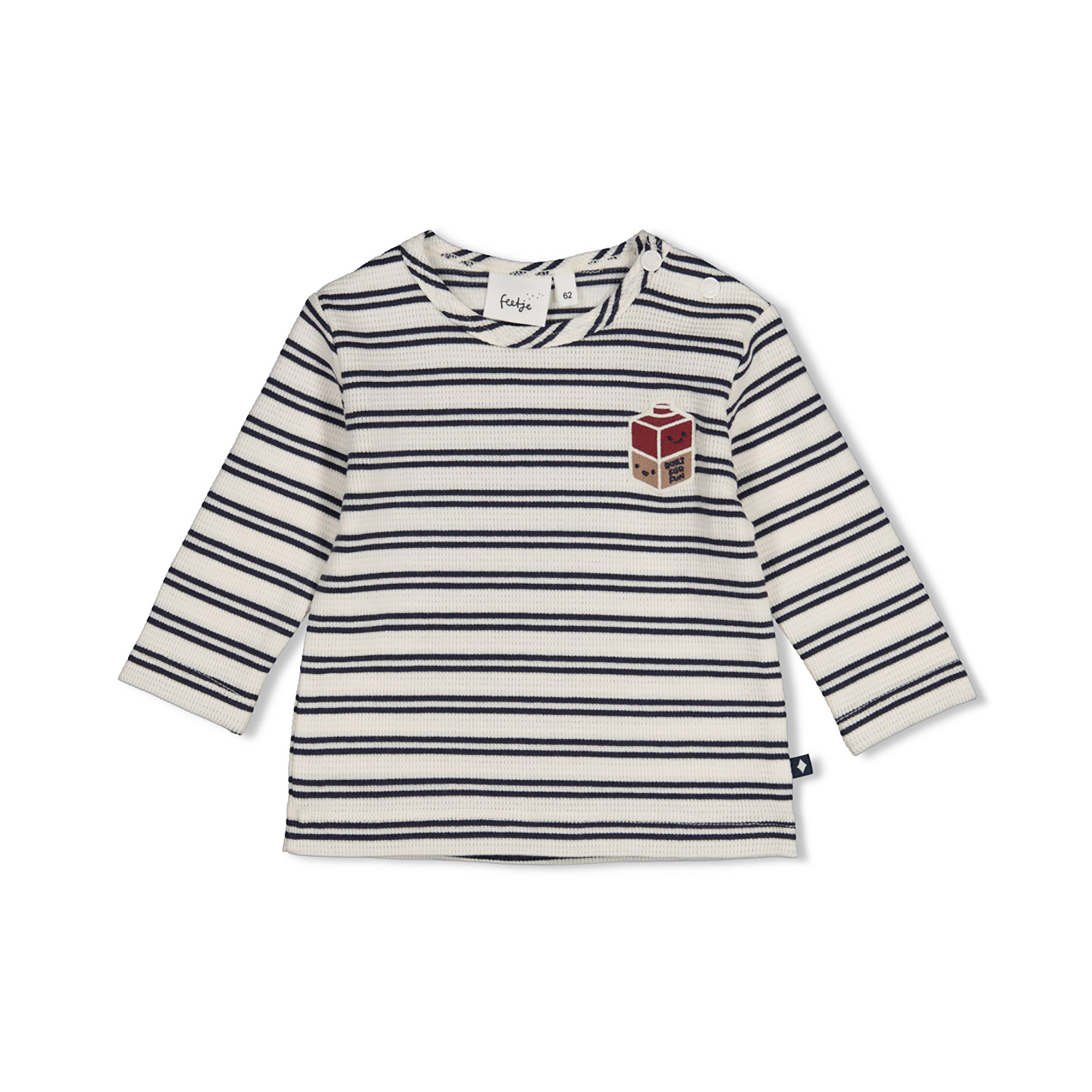 Langarmshirts, FEETJE, Blau – Besonderheit: aus 95% Baumwolle