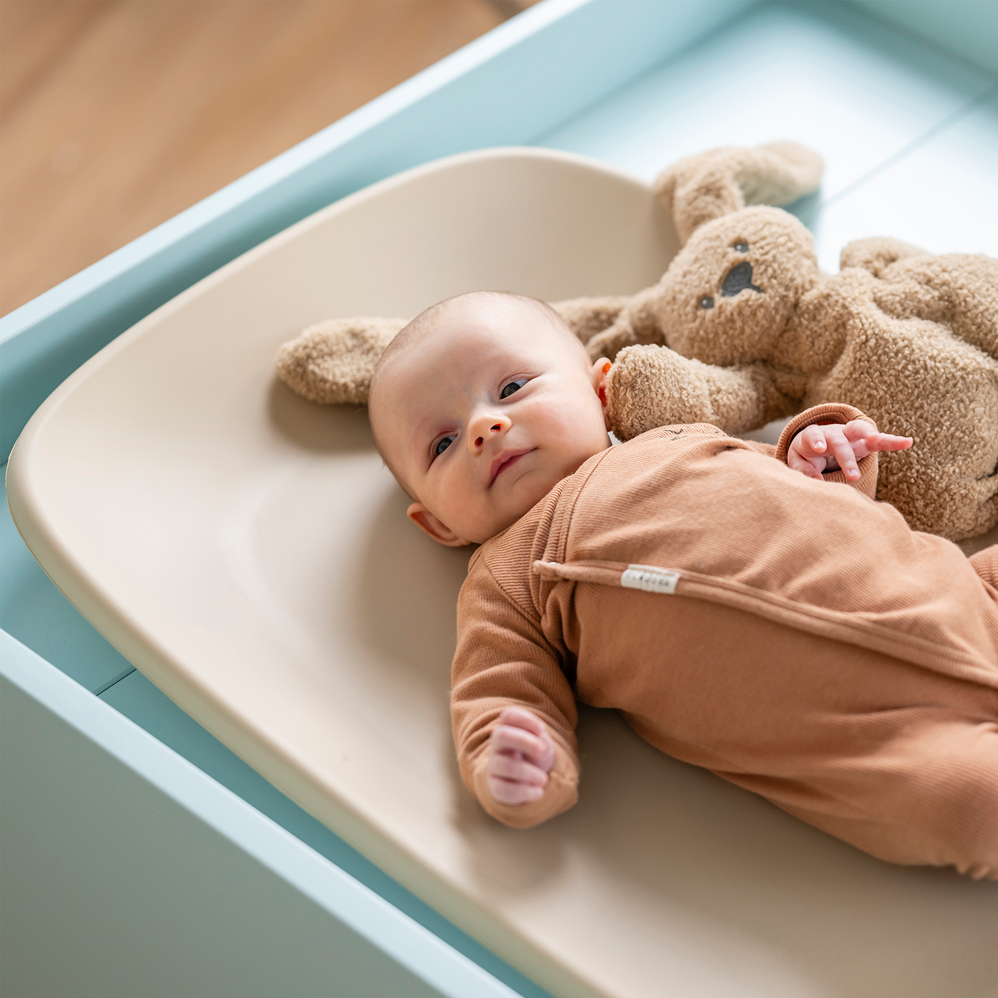 Wickelunterlagen, Nattou, Beige – Produktansicht