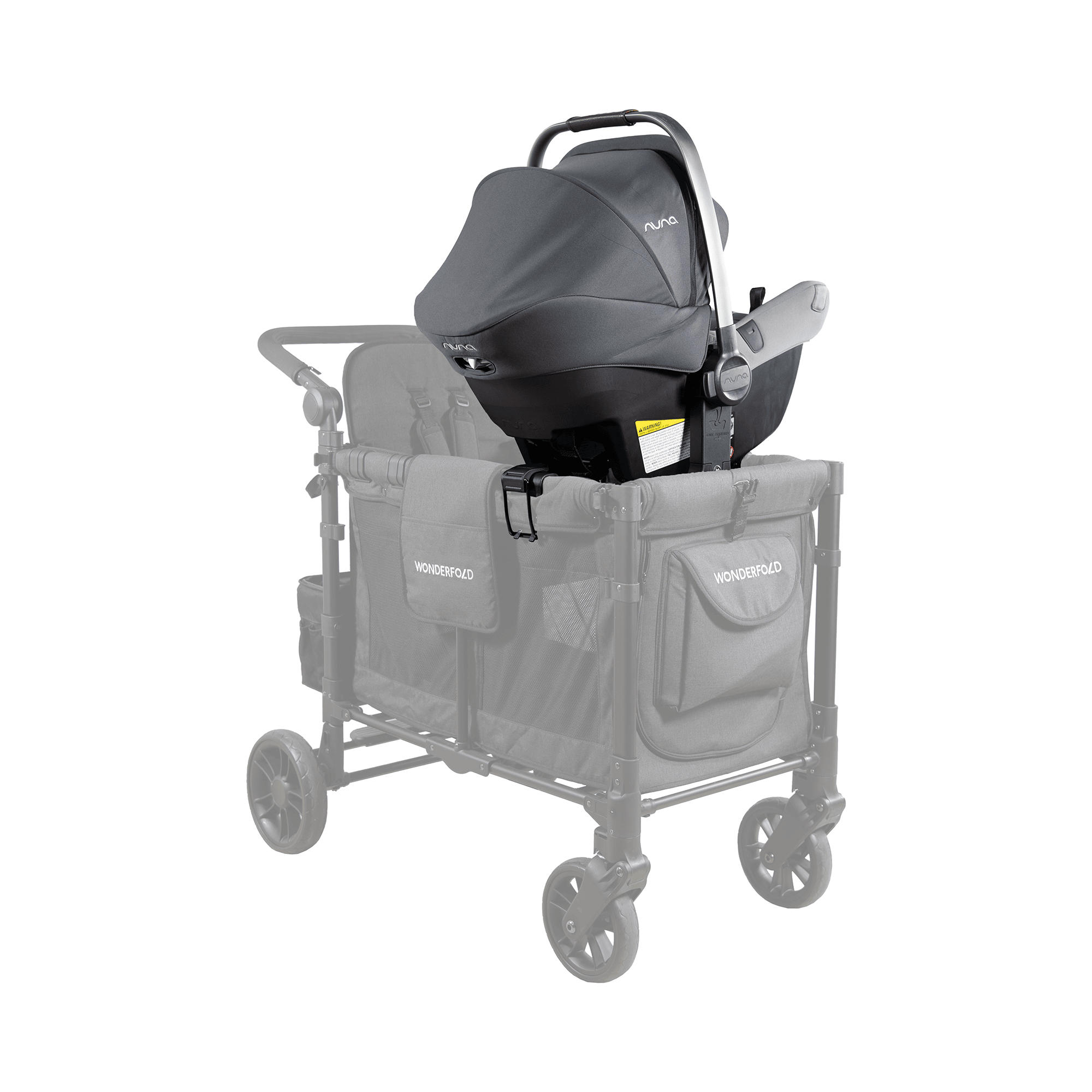 Adapter, WONDERFOLD, Schwarz – Produktansicht