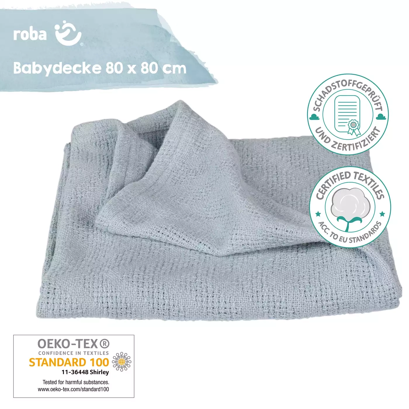 Kuscheldecken, roba, Blau – Produktansicht