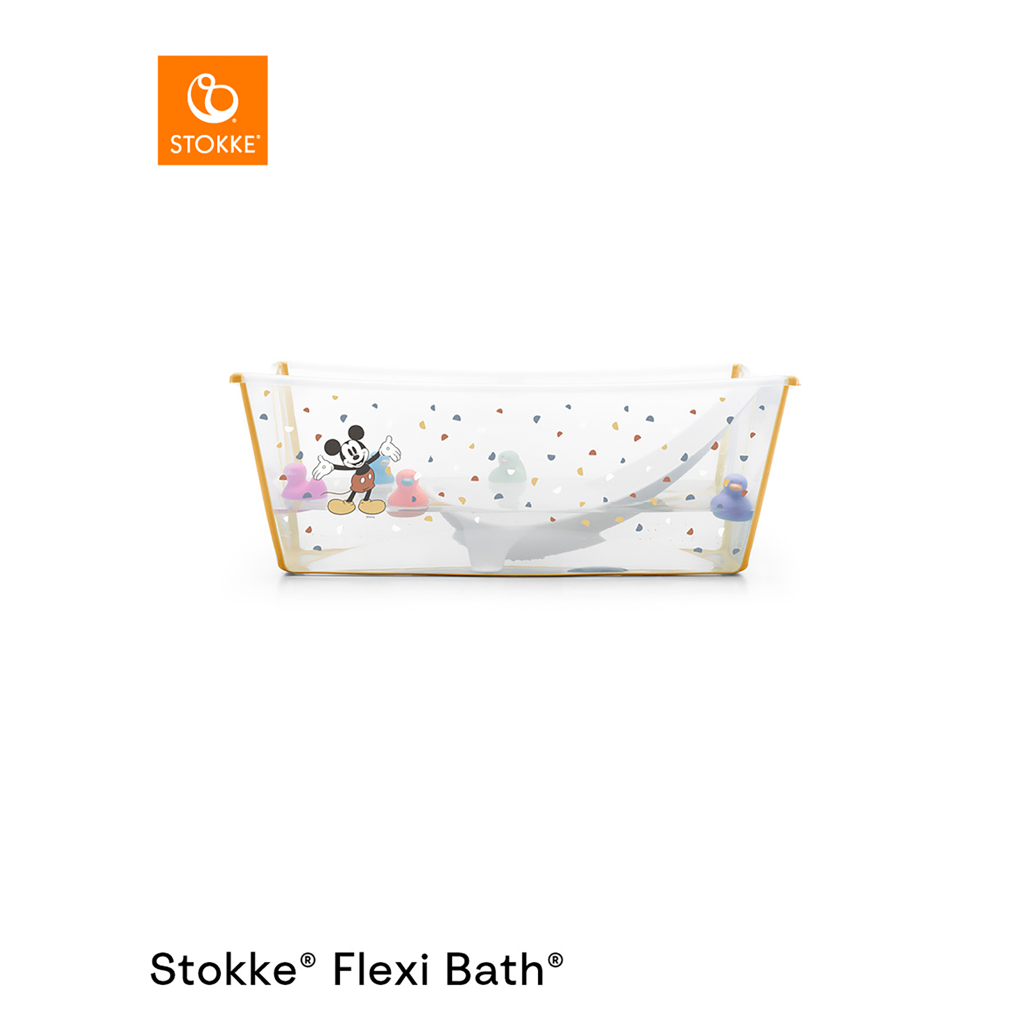 Set Flexi Bath® Mickey Celebration Disney mit Newborn Support STOKKE Gelb 9000000000585 2
