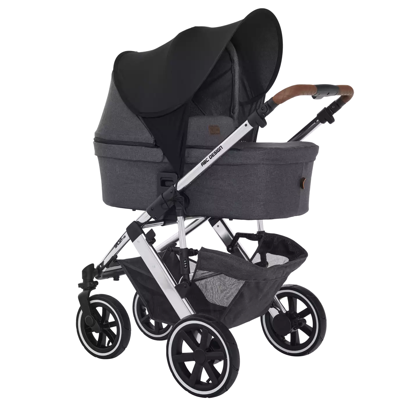 Sonnen- & Insektenschutz Kinderwagen, B.O. StartKlar, Schwarz – Produktansicht