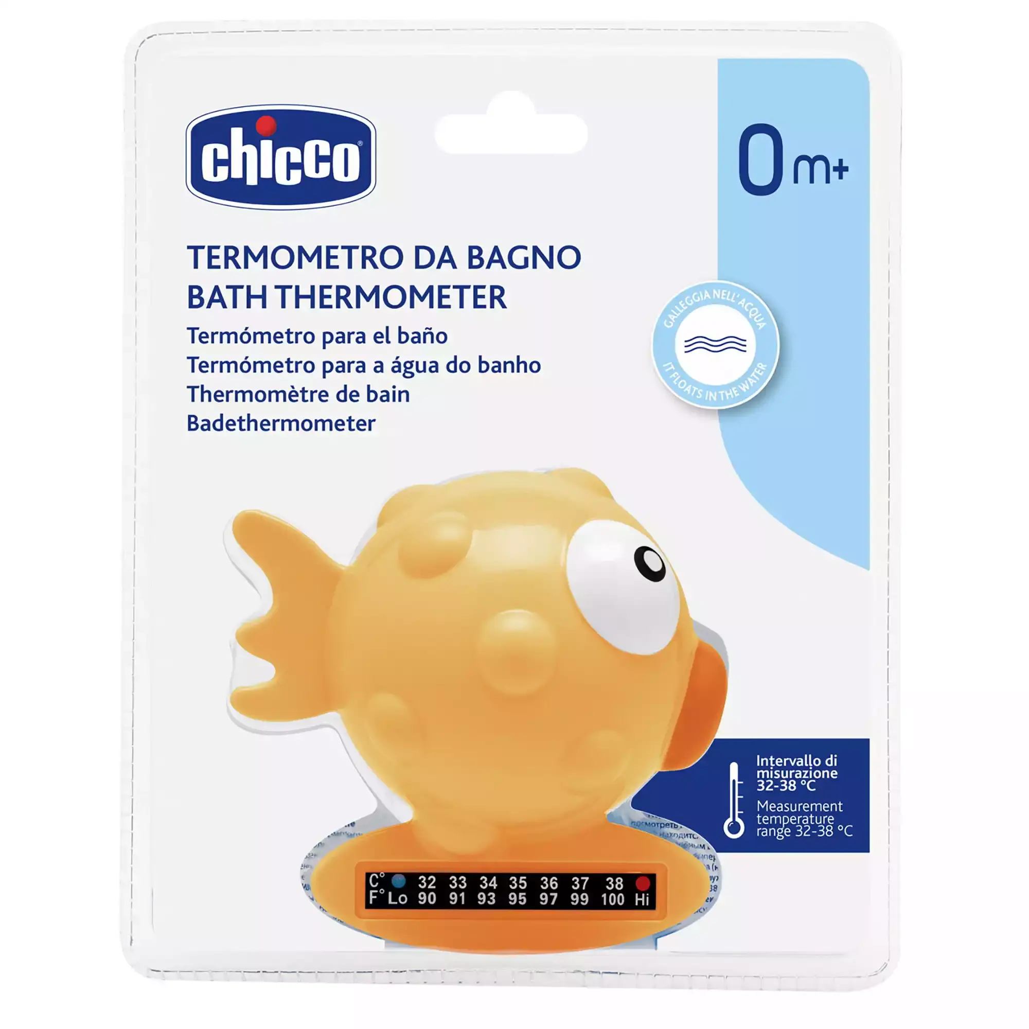 Badethermometer Fisch chicco Orange 2000562204807 2