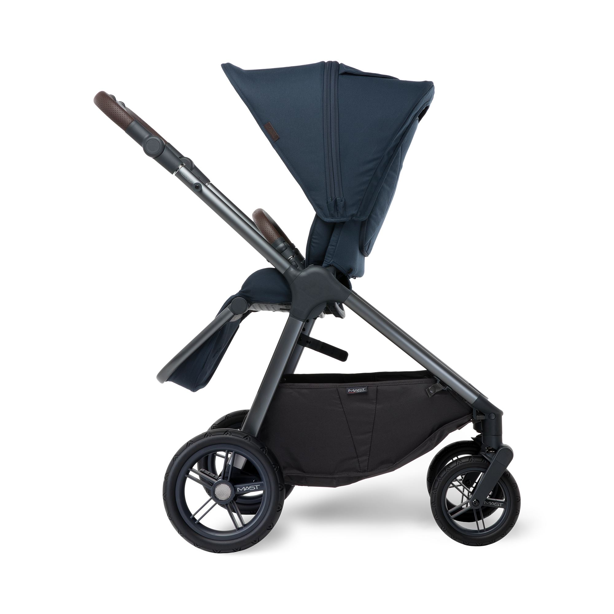 Kombi-Kinderwagen, MAST, Blau – Produktansicht