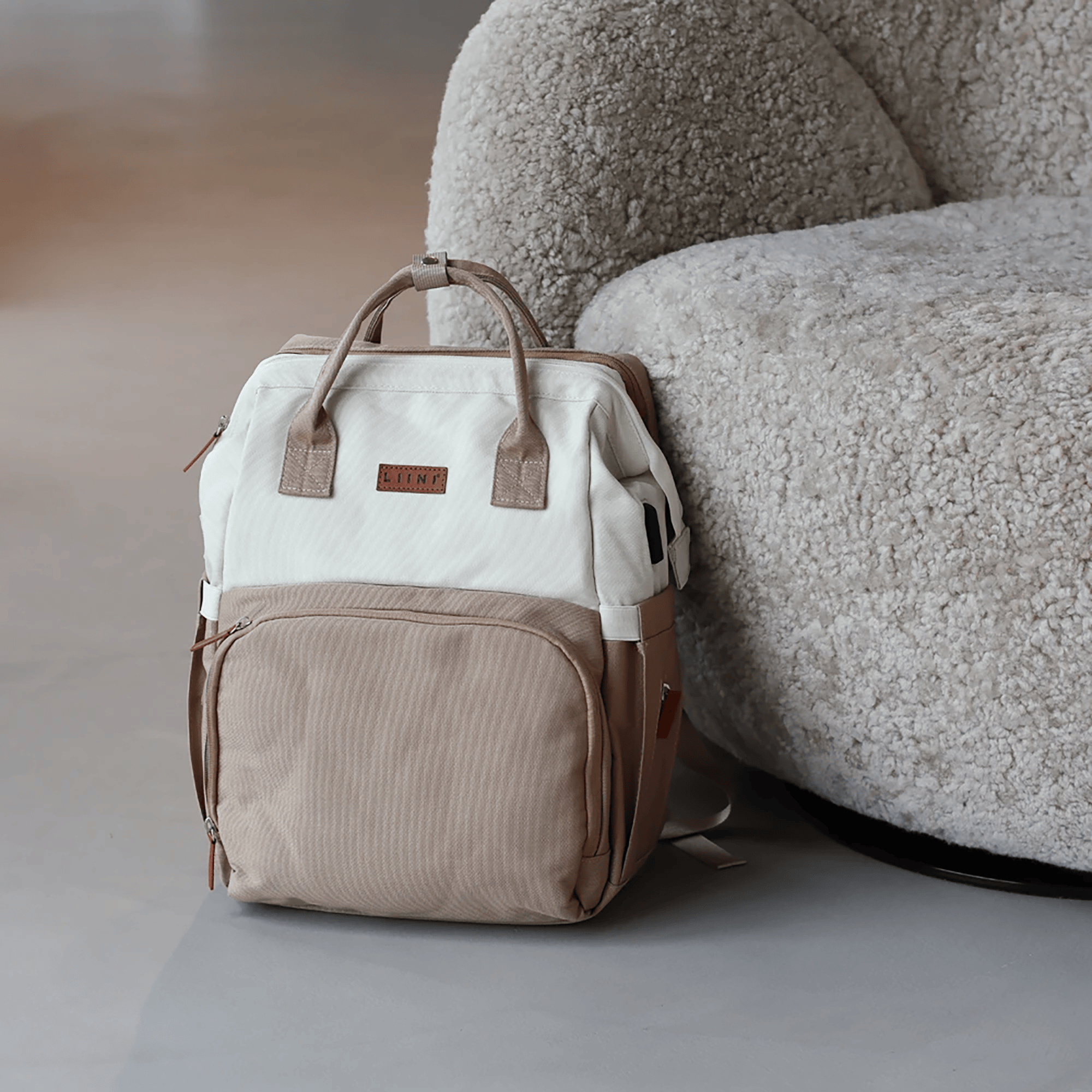 Wickeltaschen, LIINI, Beige – Produktansicht