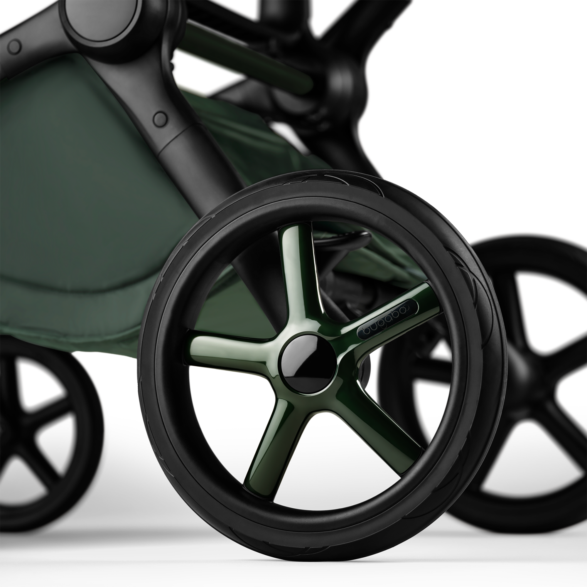 Kombi-Kinderwagen, bugaboo, Grün – Produktansicht