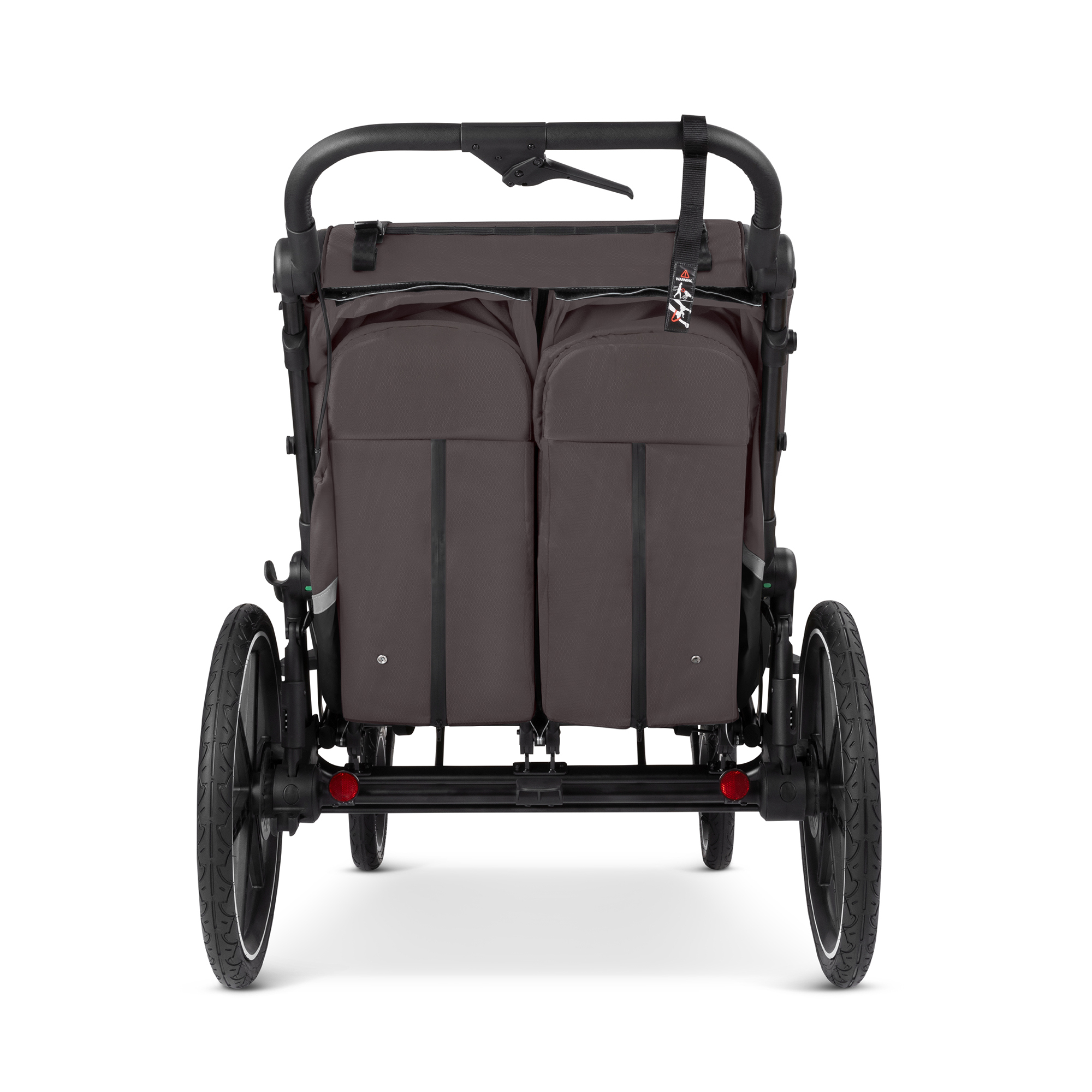 Fahrradanhänger, ABC DESIGN, Grau – Produktansicht