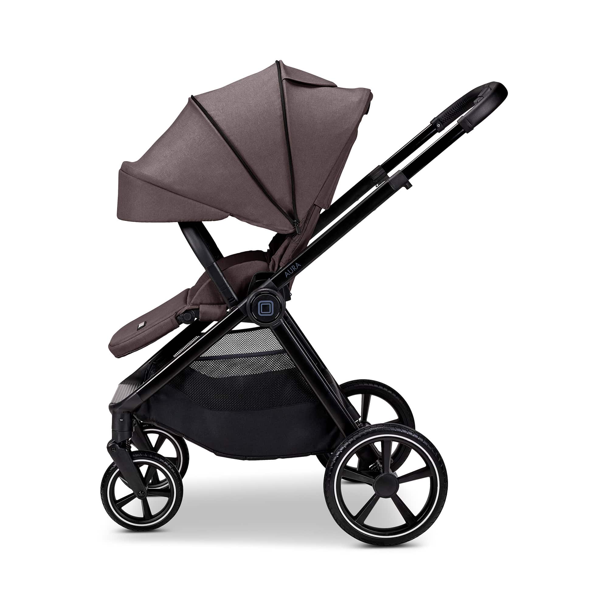 Kombi-Kinderwagen, MOON, Braun – Produktansicht