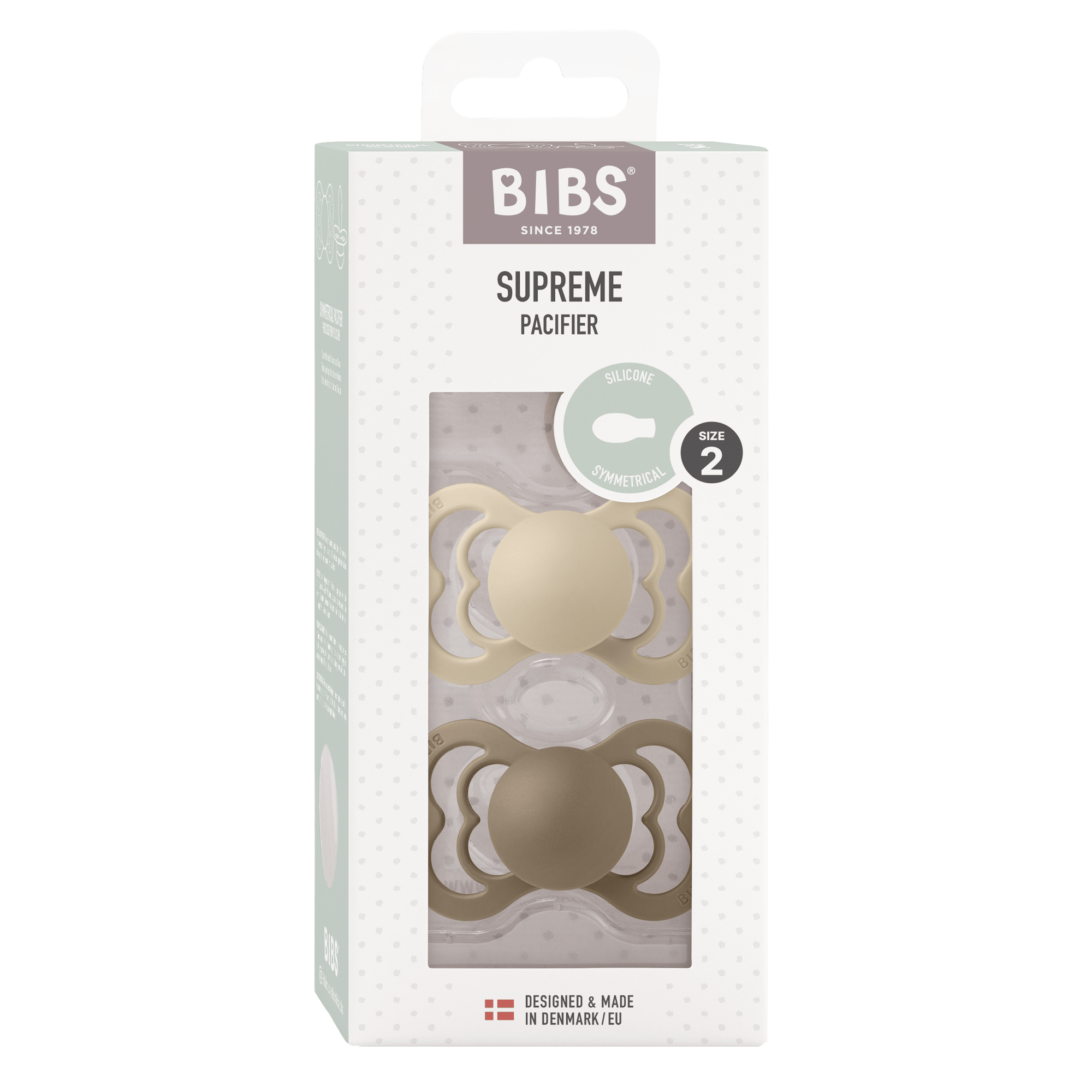 Schnuller, BIBS, Mehrfarbig – Produktansicht