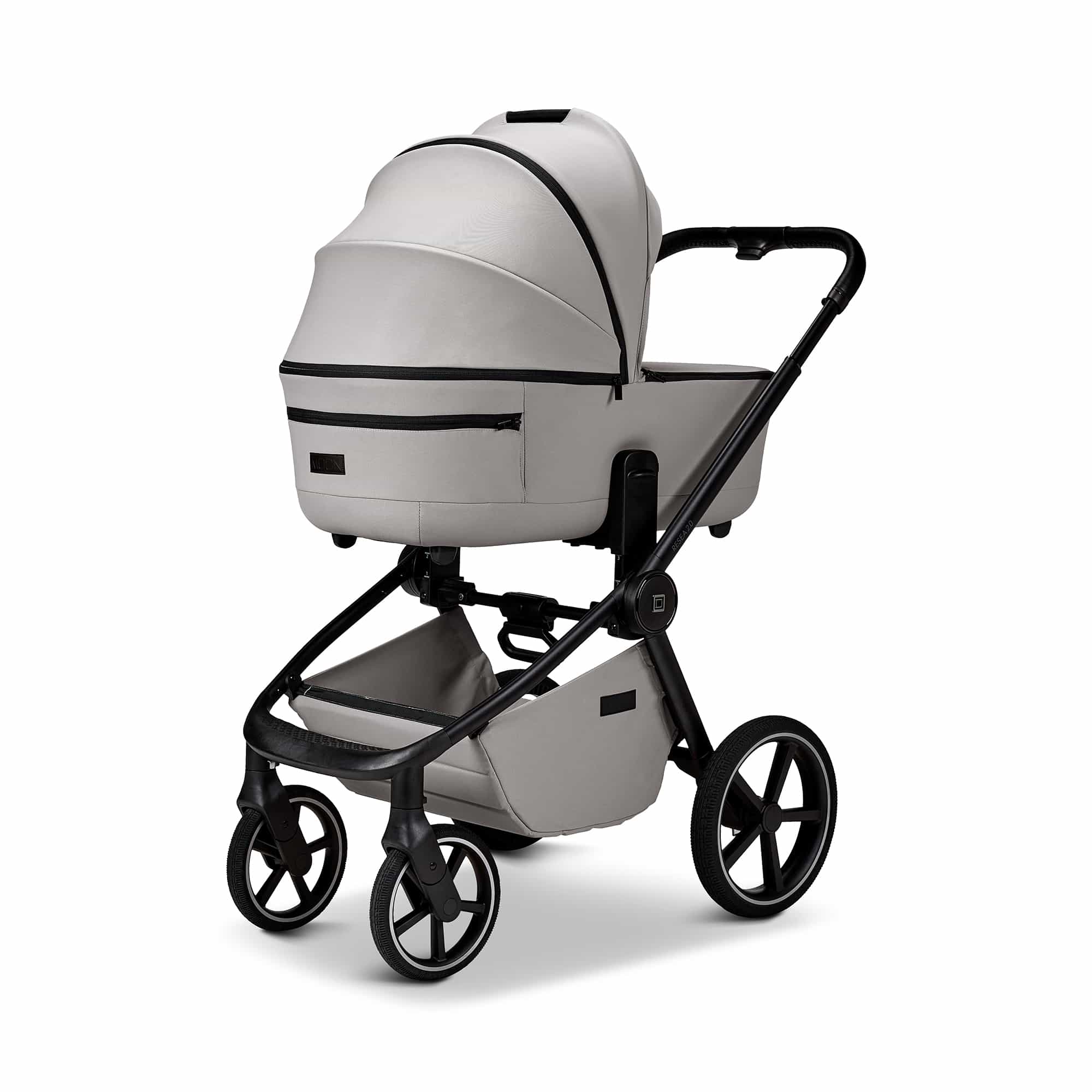 Kombi-Kinderwagen, MOON, Grau – Produktansicht