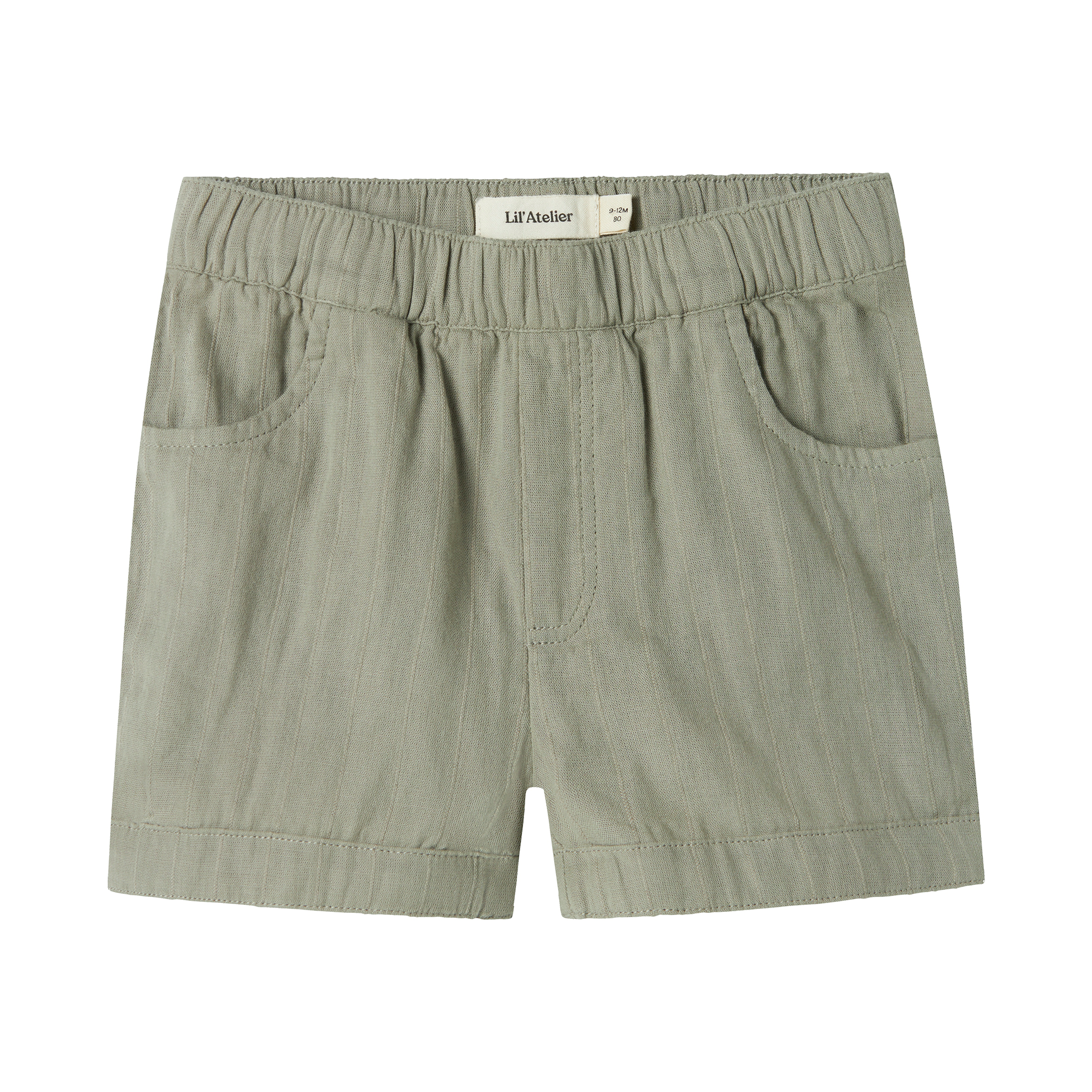 Kurze Hosen, Lil' Atelier, Grau – Besonderheit: aus 100% Baumwolle