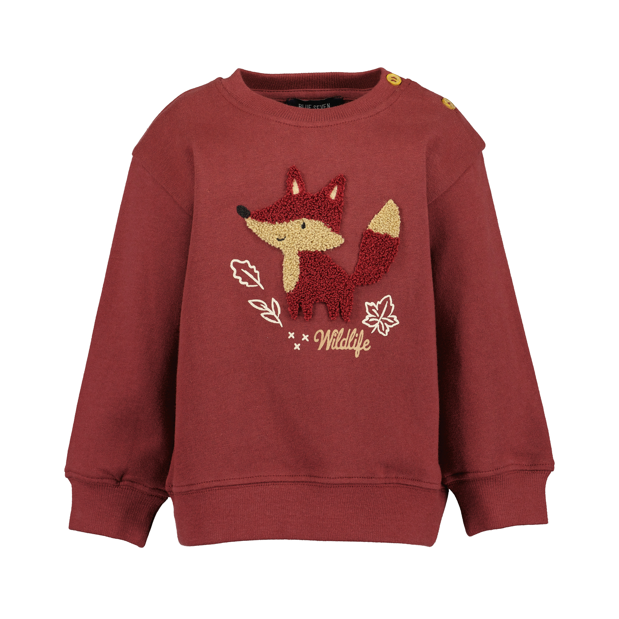 Pullover & Sweatshirts, blue seven, Rot – Besonderheit: aus 100% Baumwolle