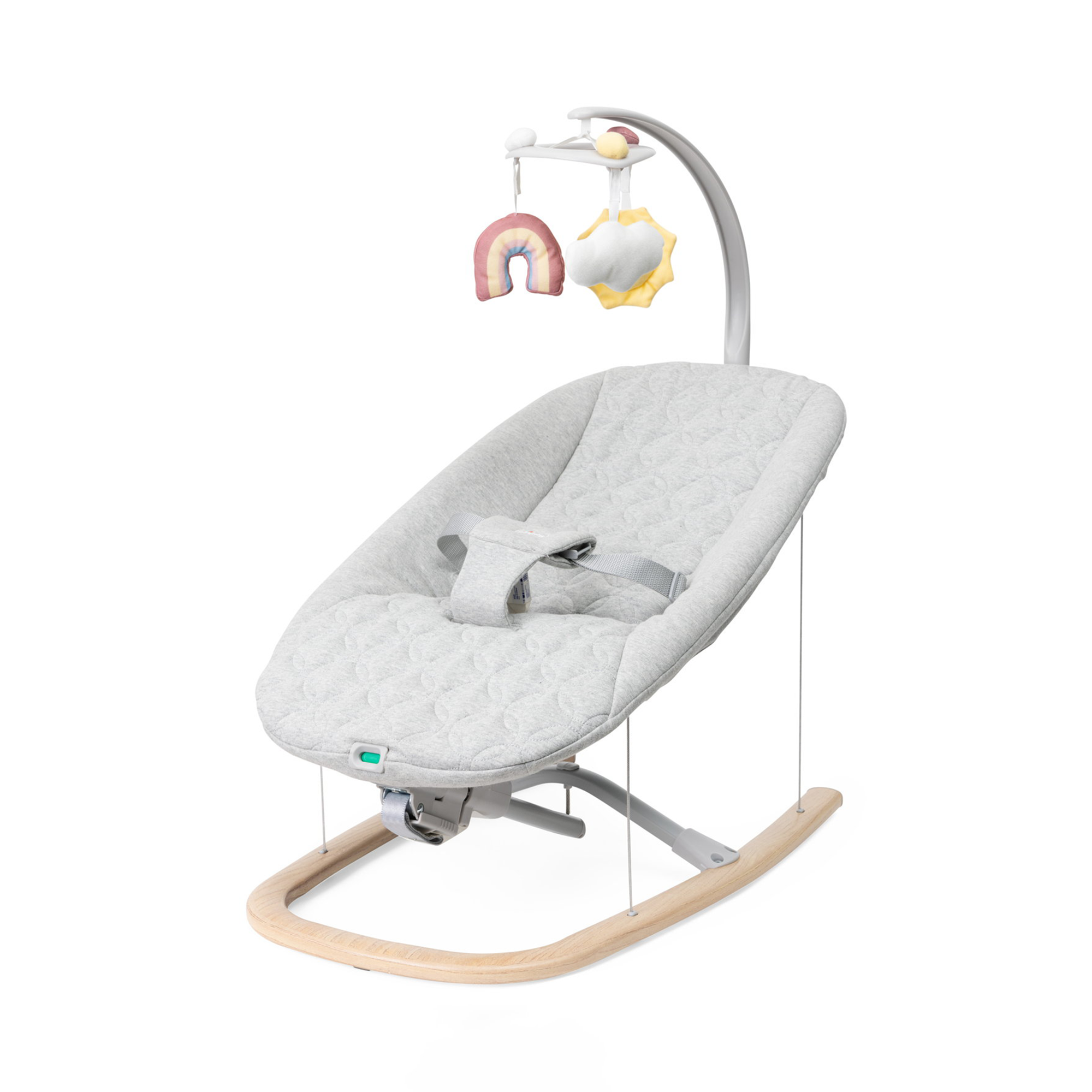 Wippen, chicco, Grau – Besonderheit: zusammenklappbar