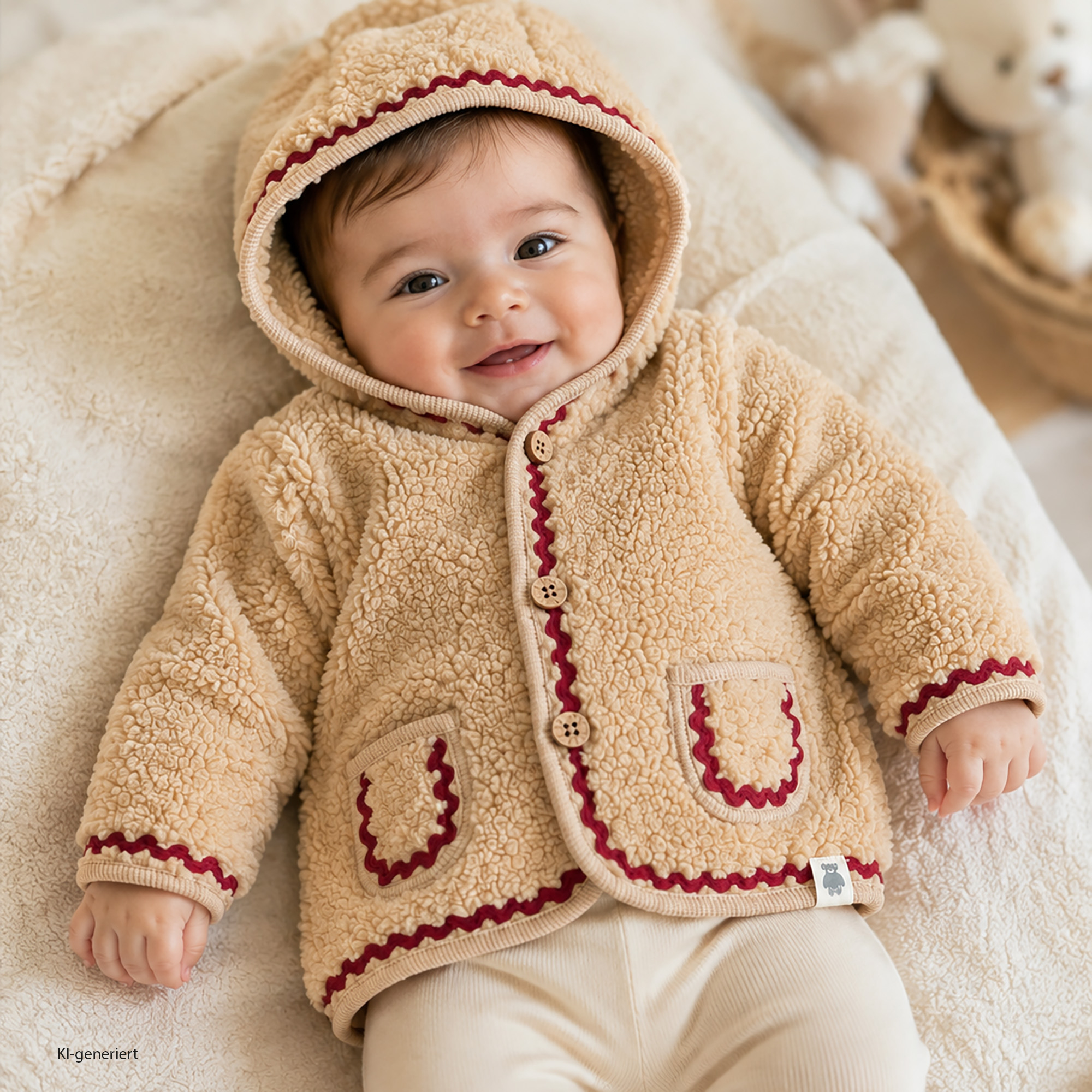 Jacken, LITTLE, Beige – Produktansicht
