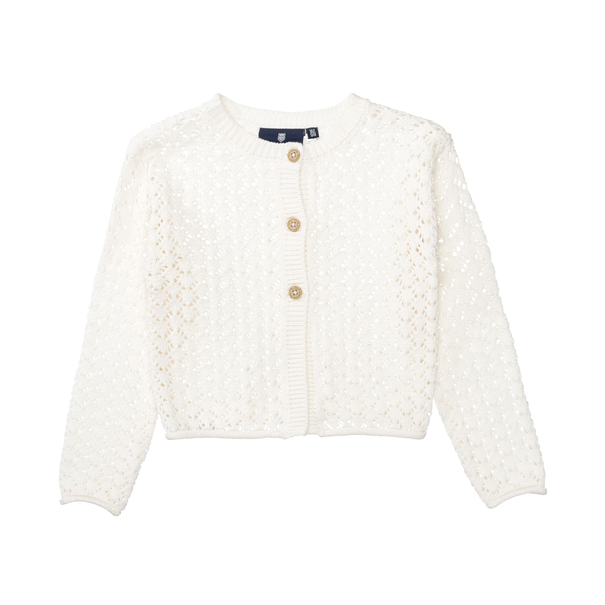 Sweat-, Fleece- & Strickjacken, BASEFIELD, Weiß – Besonderheit: aus 100% Baumwolle