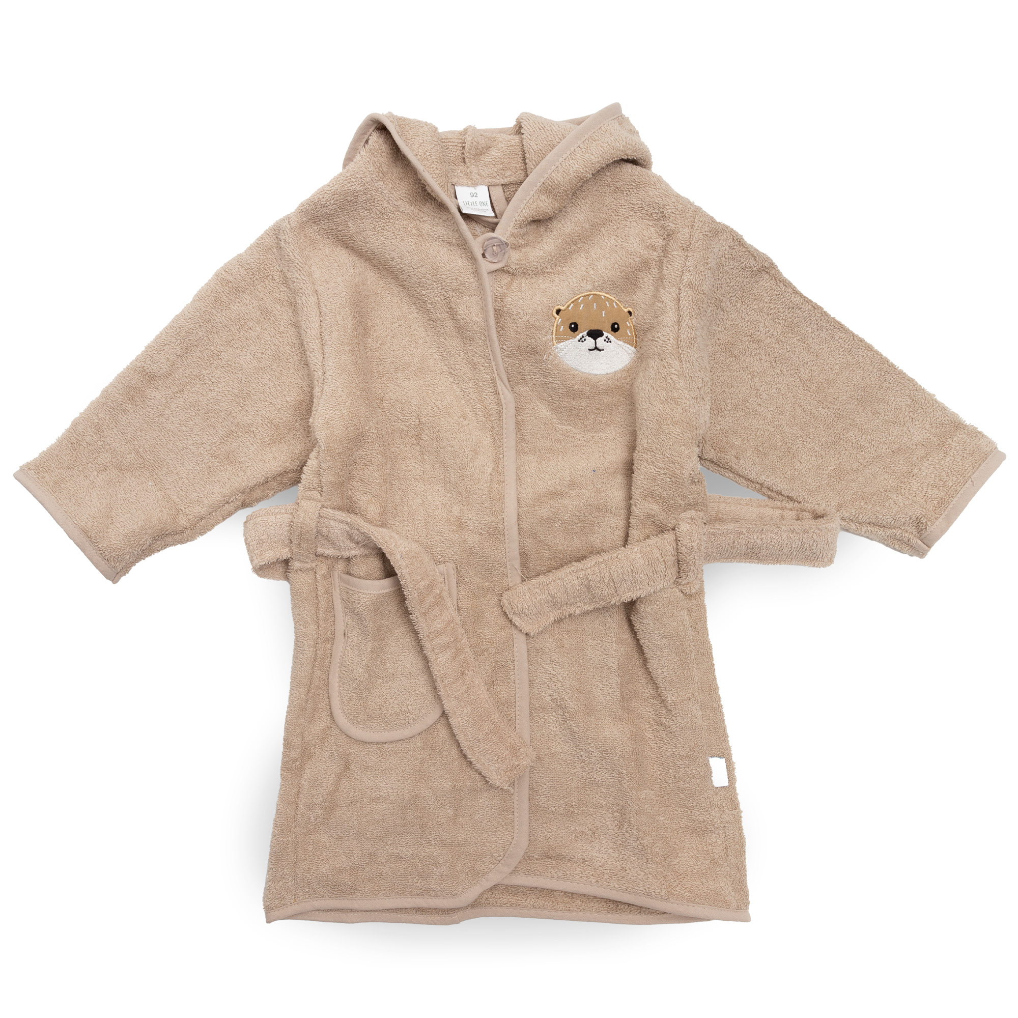 Bademäntel, LITTLE ONE, Beige – Besonderheit: kuschelig weich aus 100% Baumwolle