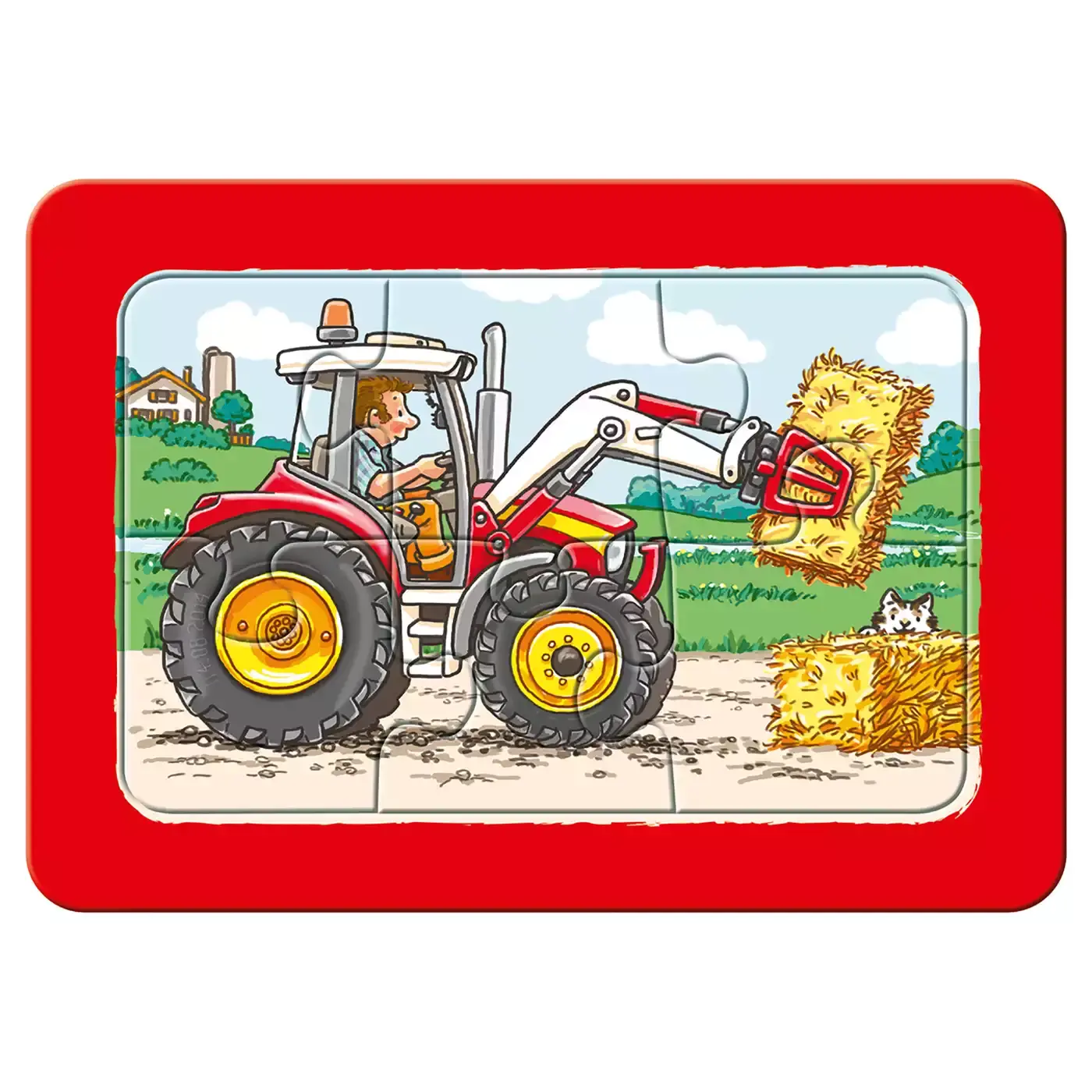Kinderpuzzle Bagger, Traktor und Kipplader Ravensburger 2000565709408 1