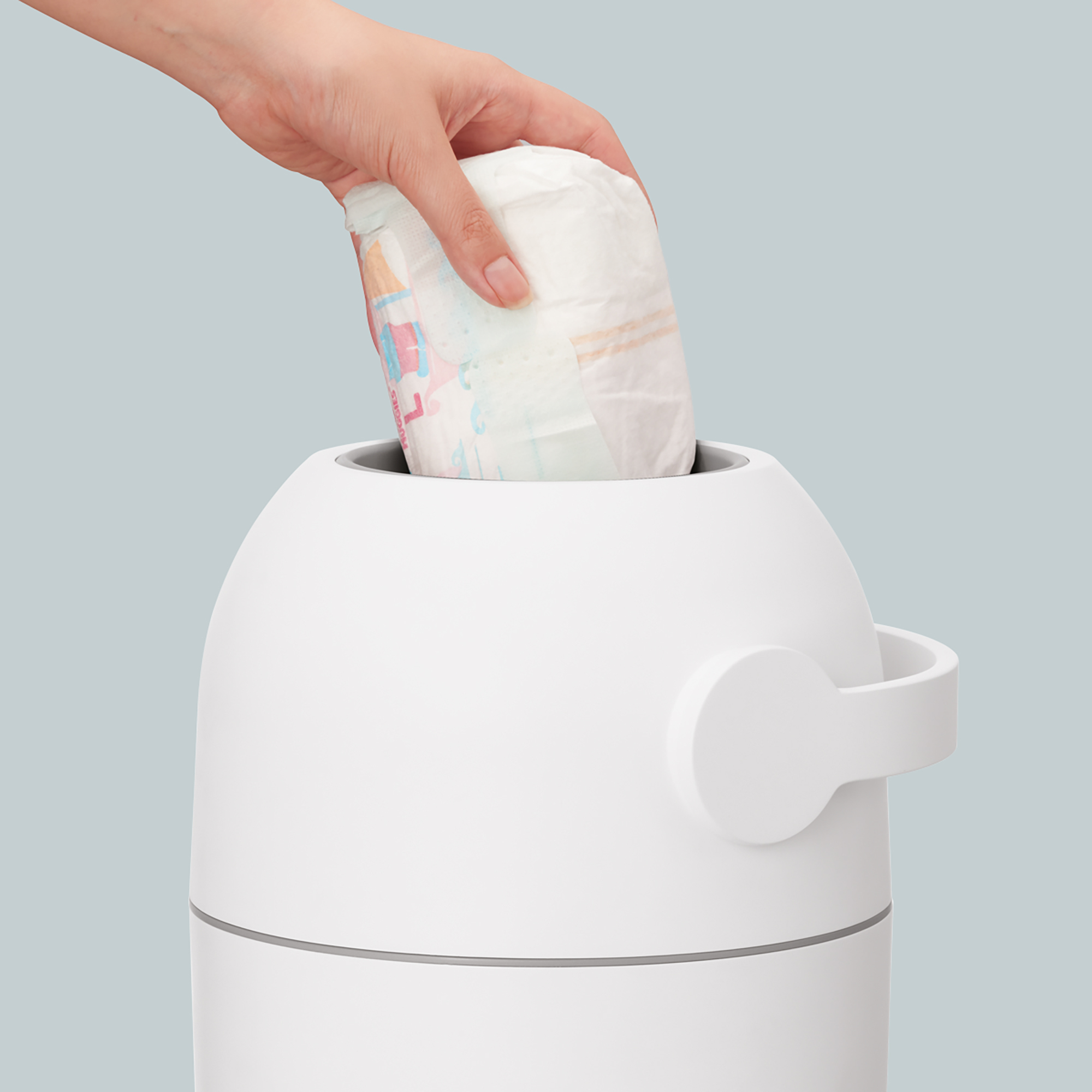 Windeleimer, tradewell, Weiß – Produktansicht