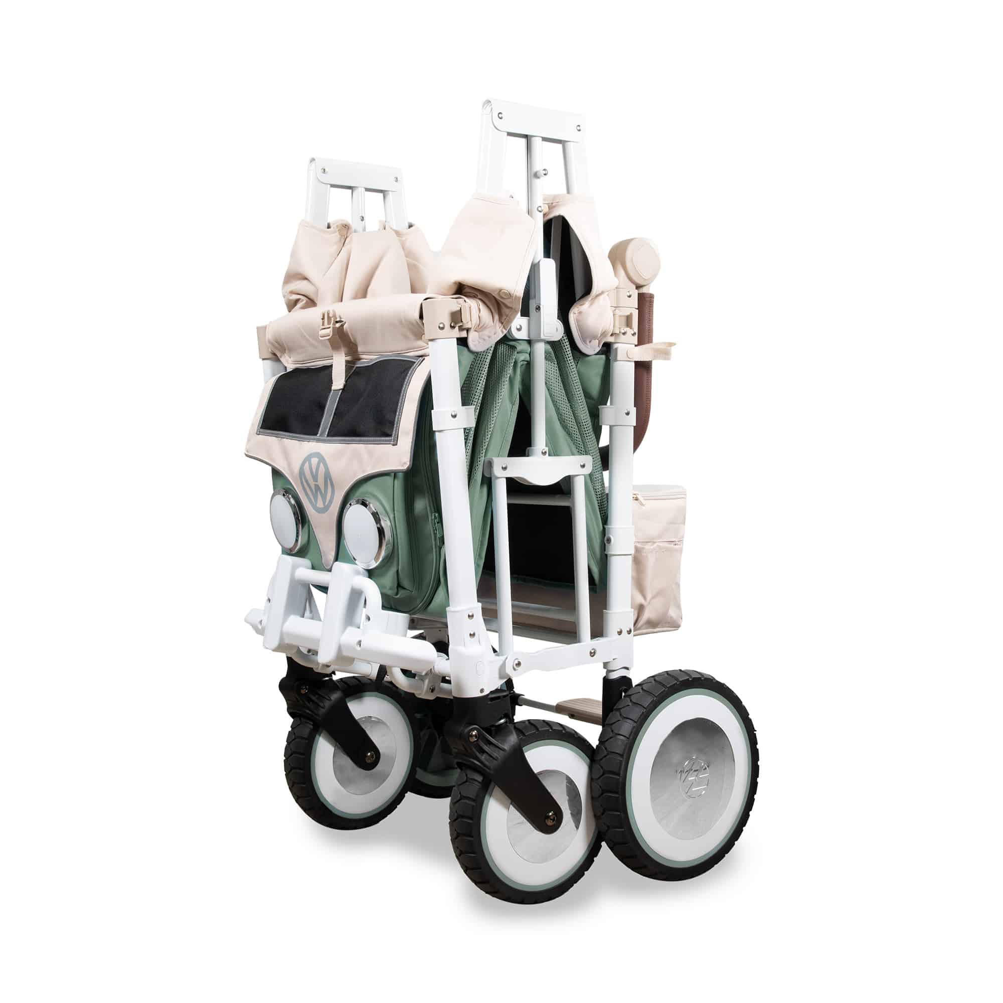 Zwillingswagen & Geschwisterwagen, WONDERFOLD, Grün – Produktansicht