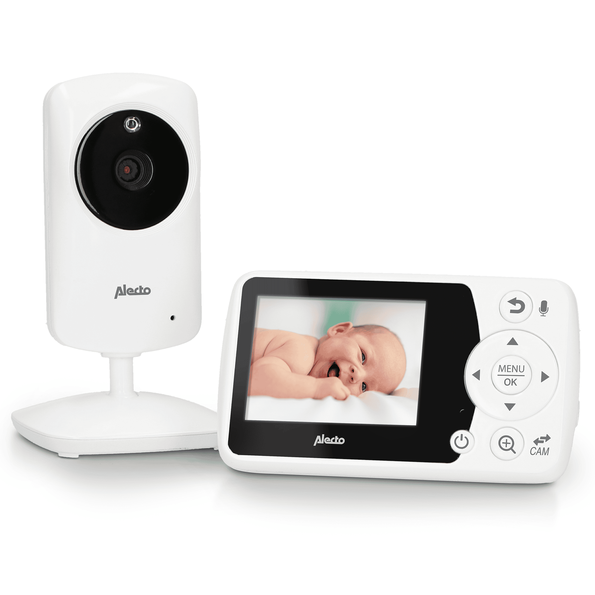 Video Babyphone DVM-64 Alecto baby Weiß 2000584932306 1