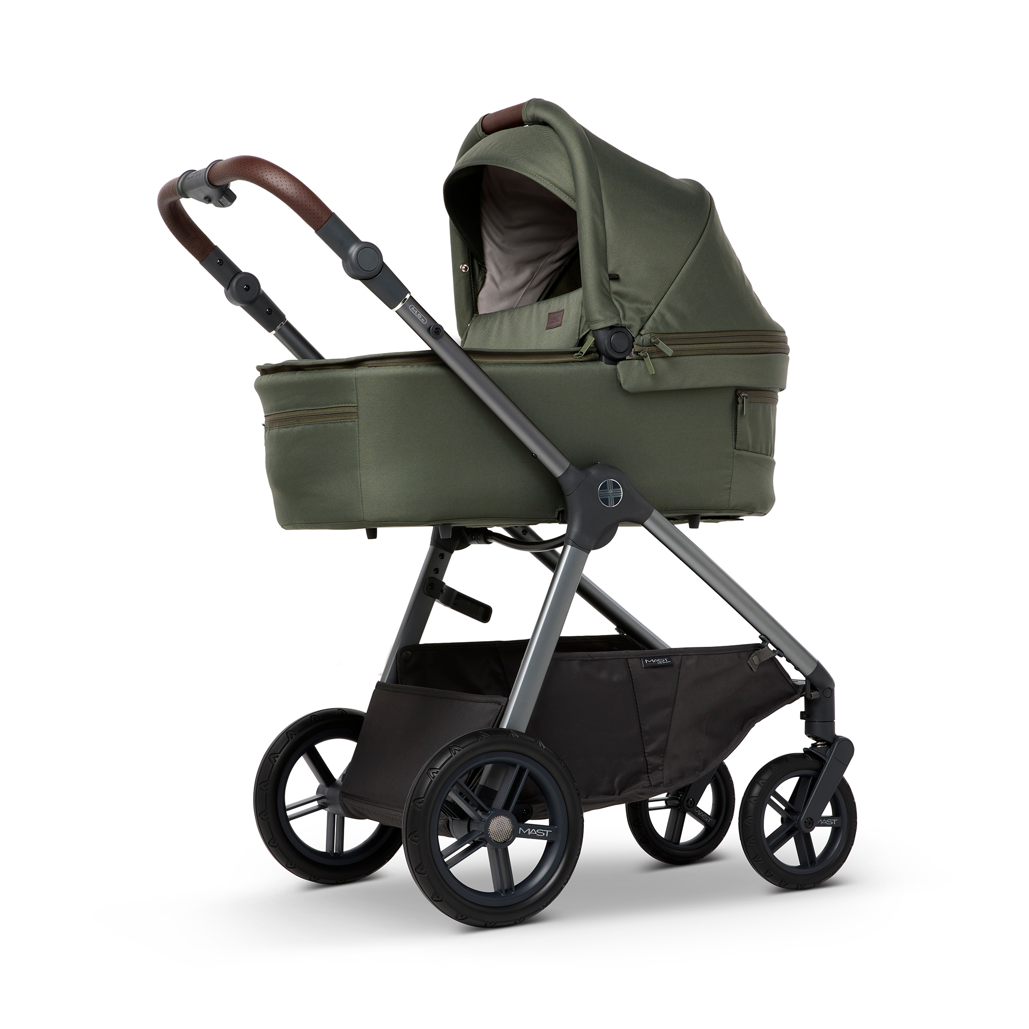 Kombi-Kinderwagen, MAST, Grün – Produktansicht