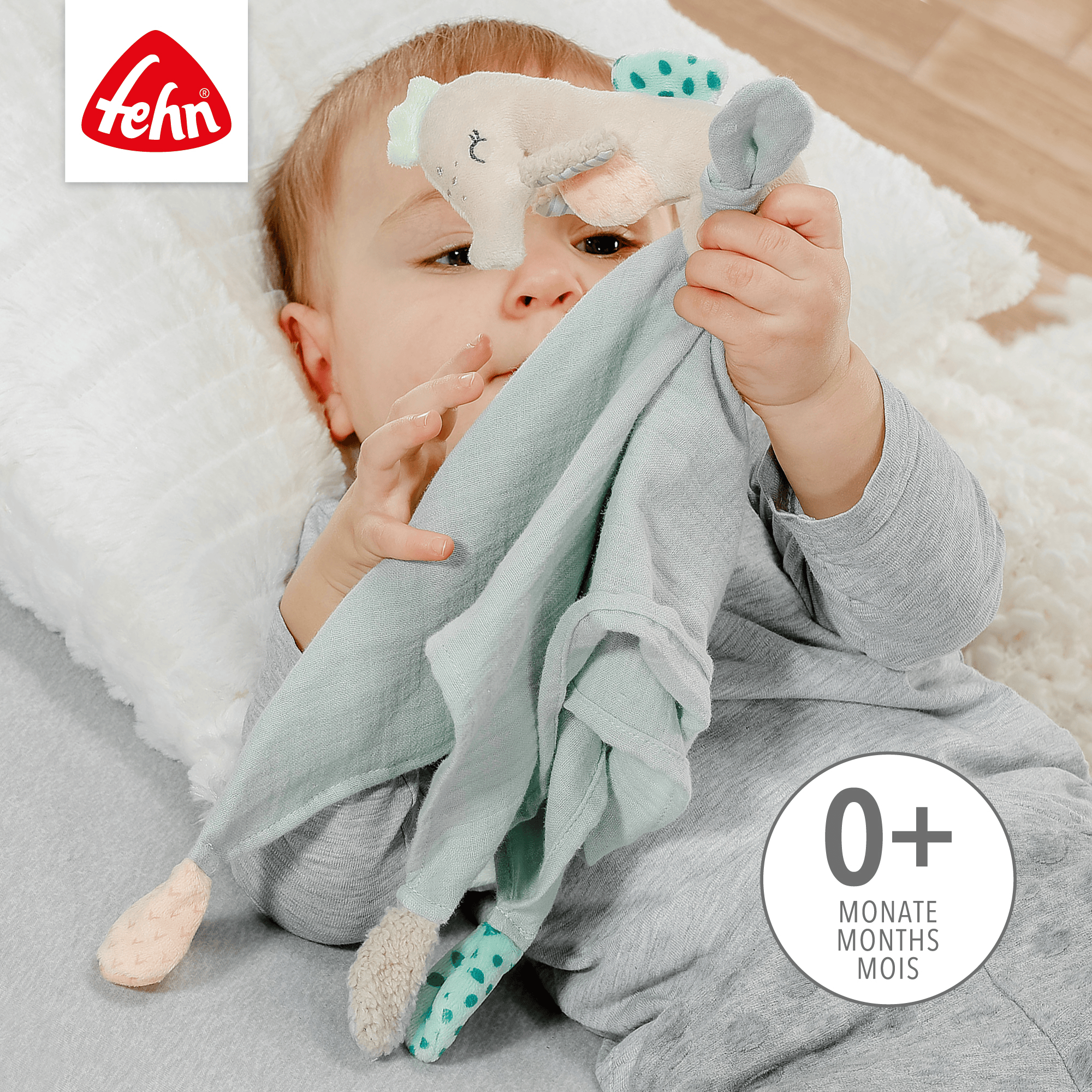 Schmusetücher, fehn, Mehrfarbig – Produktansicht