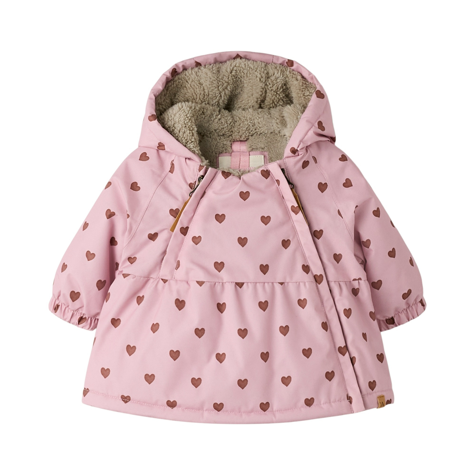 Winterjacken, Lil' Atelier, Pink – Produktansicht